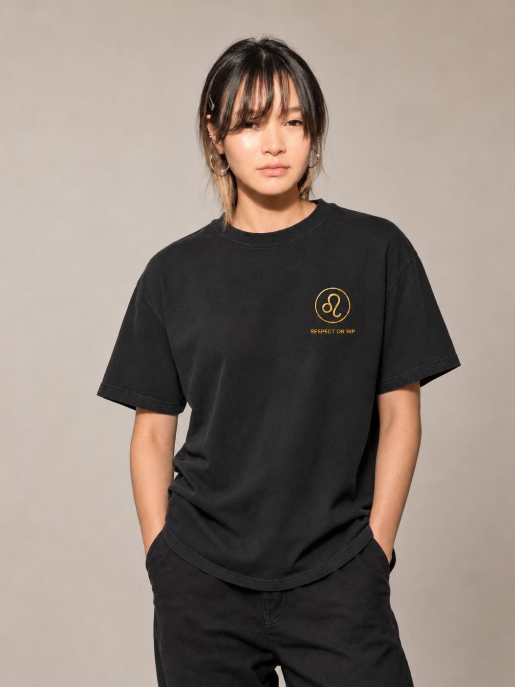 RESPECT OR RIP Heavyweight Garment-Dyed Tee product image (3)
