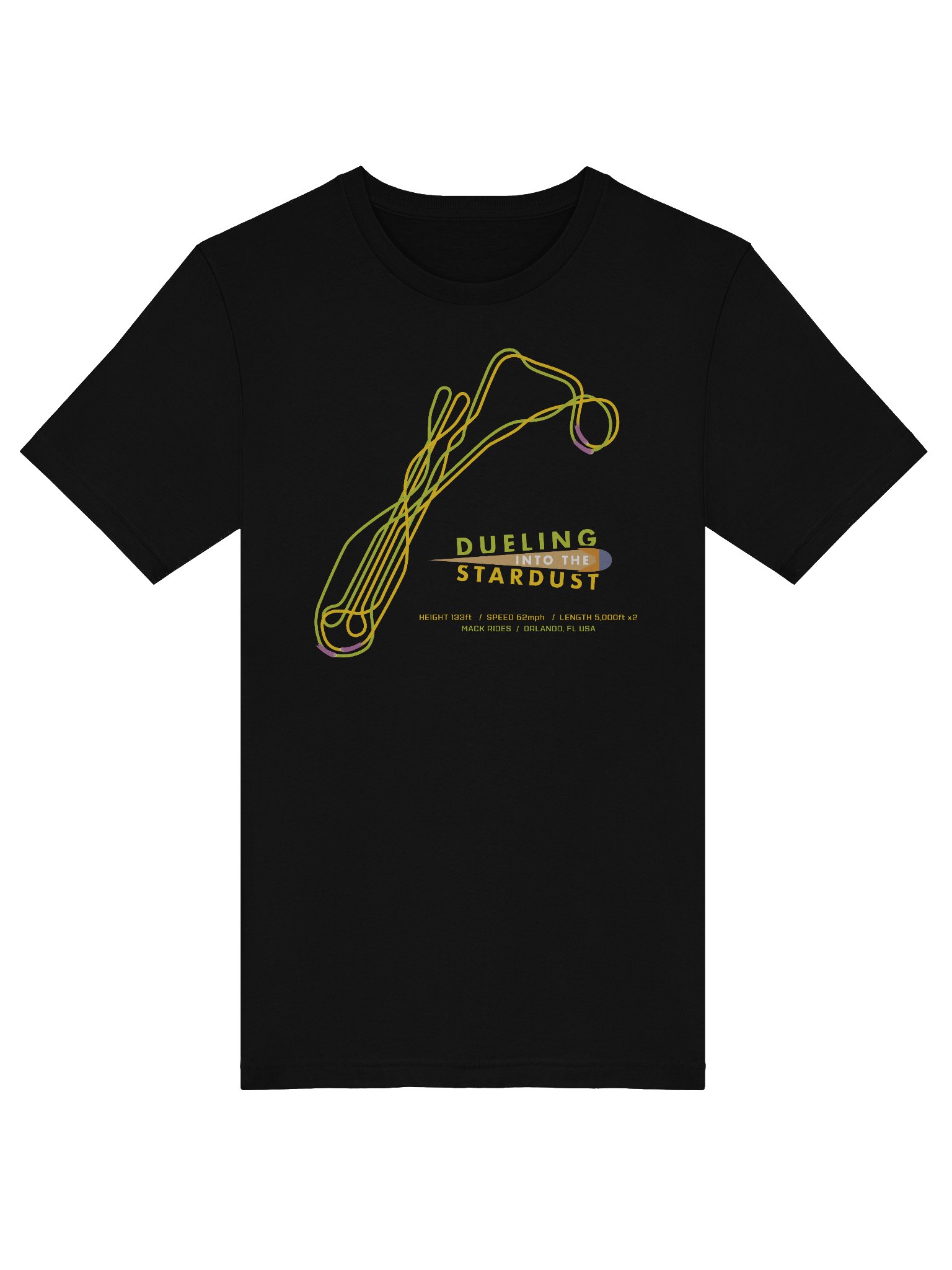 Dueling Into The Stardust Coaster Graphic Tee product image (37)