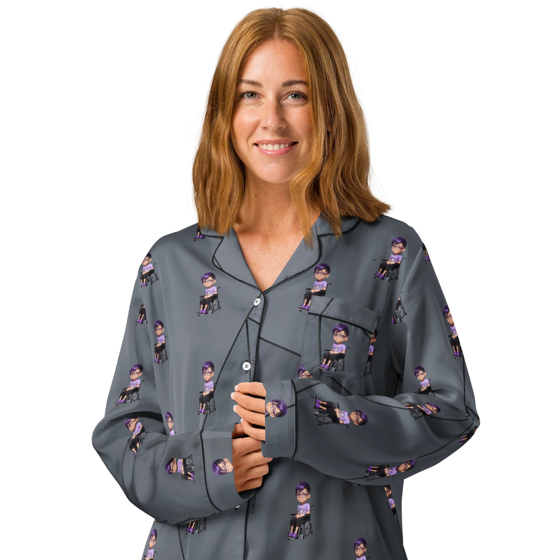 Enigma Women's Long Sleeve Pajama Top product image (3)
