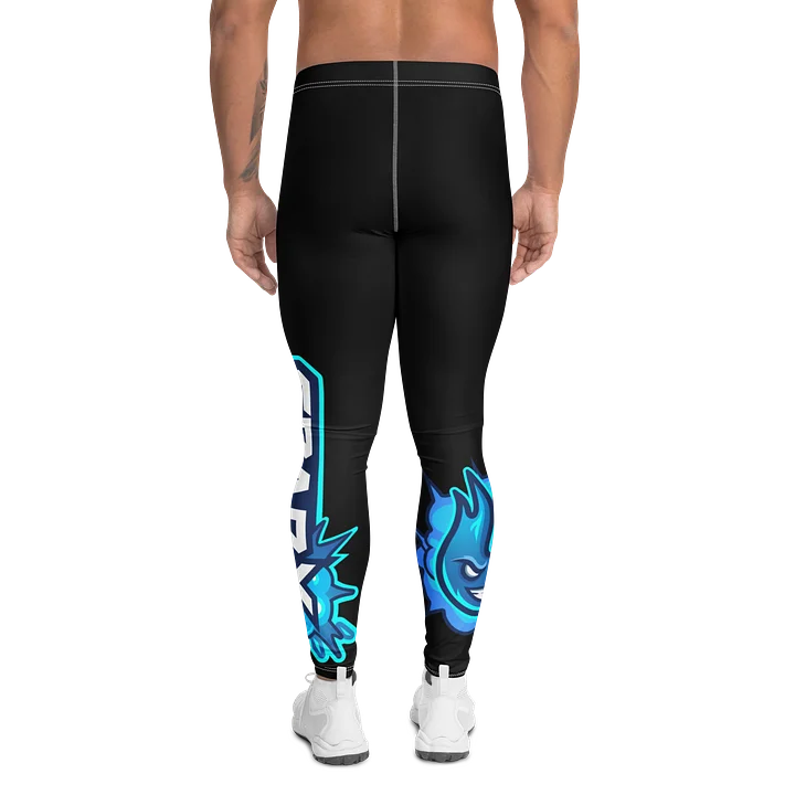 Mens Workout Leggings - Black product image (2)