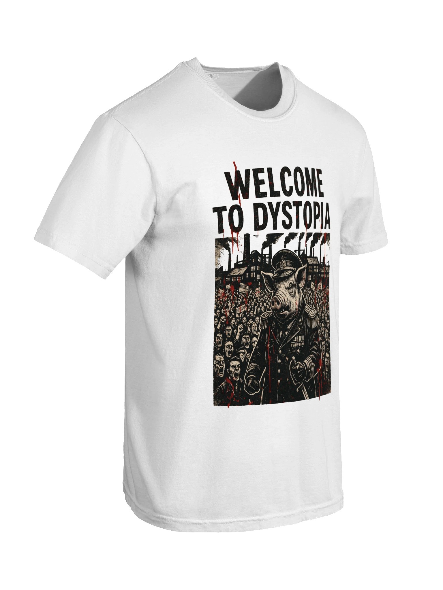 Welcome to Dystopia Rebel Graphic Tee product image (6)