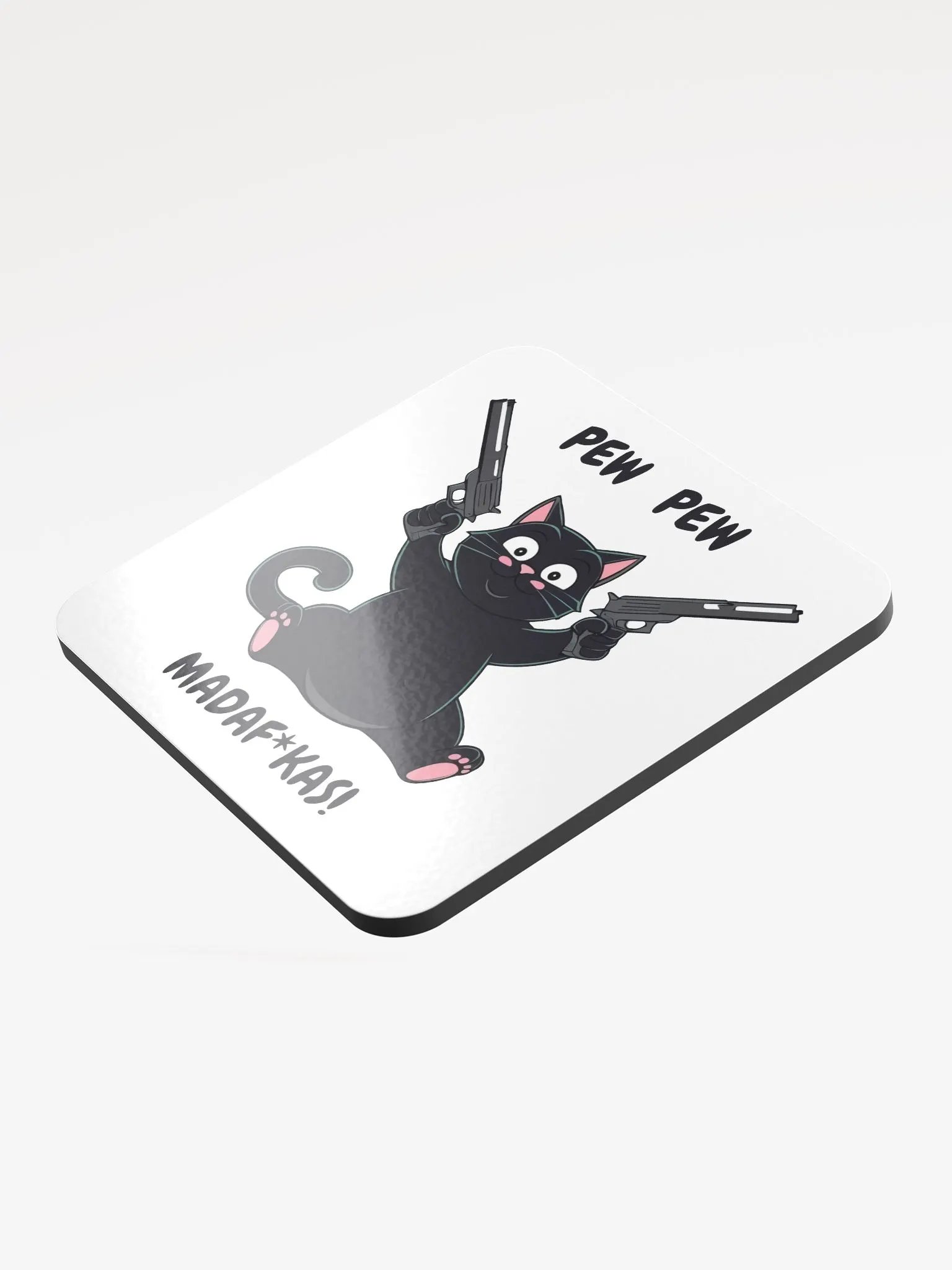 Pew Pew Kitty Coaster product image (3)