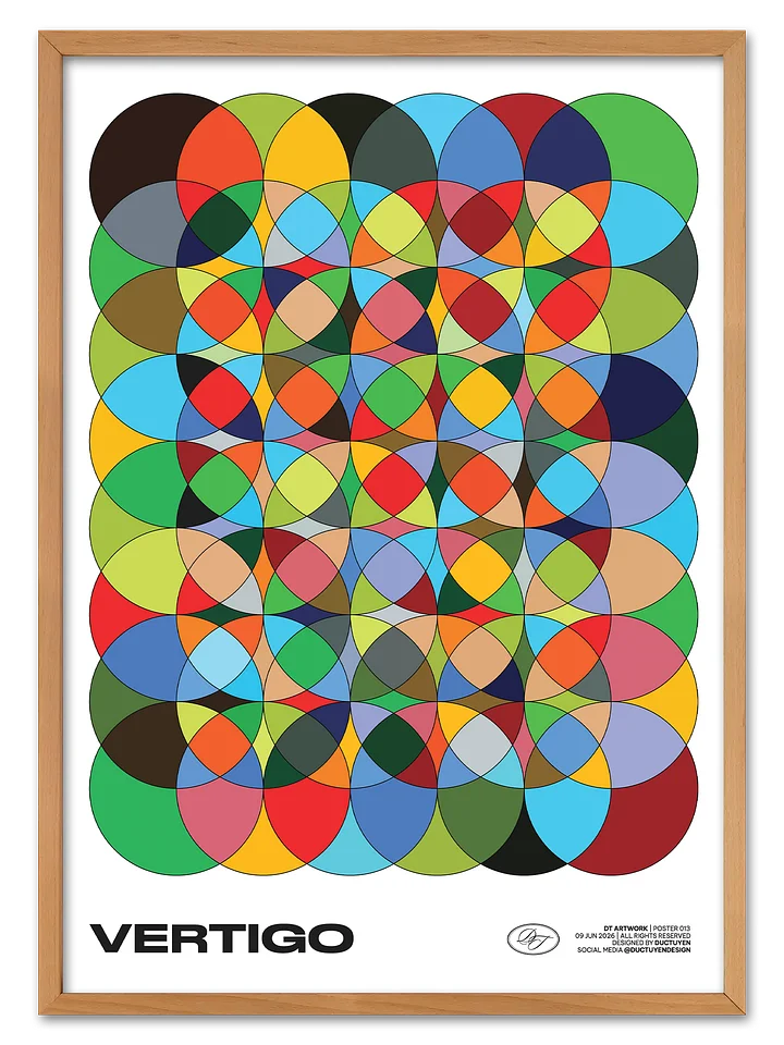 "VERTIGO" Framed Poster product image (1)