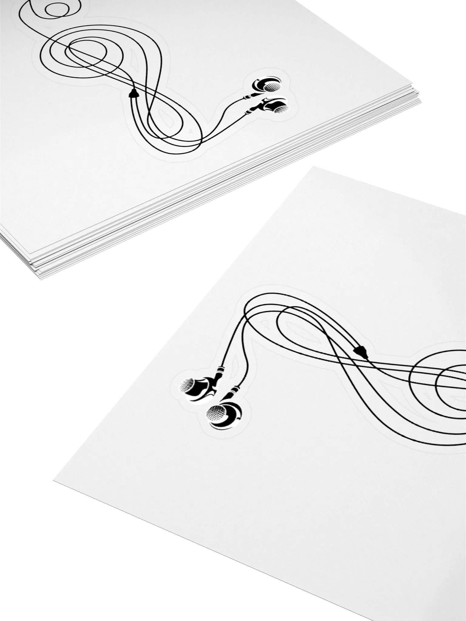 Earbud Clef sticker product image (4)