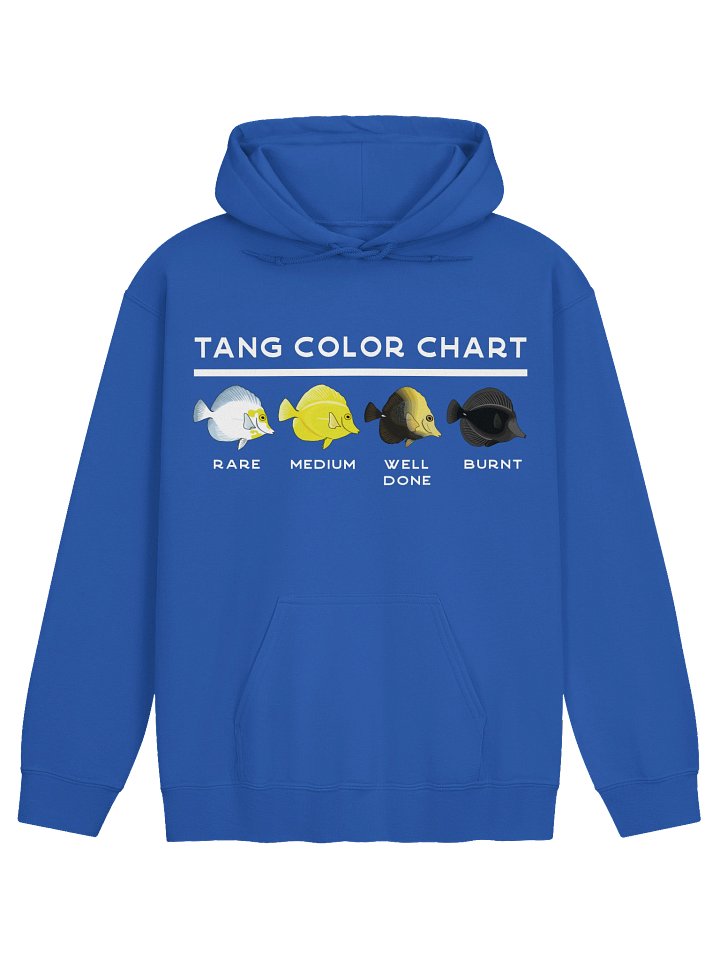 Sailfin Tang Color Chart Hoodie for Reef Aquarium Lovers product image (1)