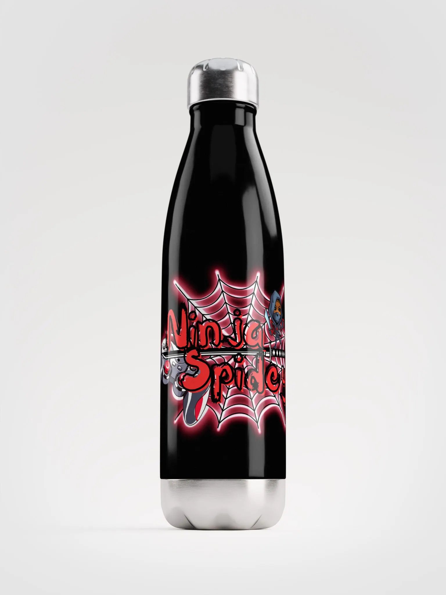 Ninja Spidey Steel Water Bottle product image (1)