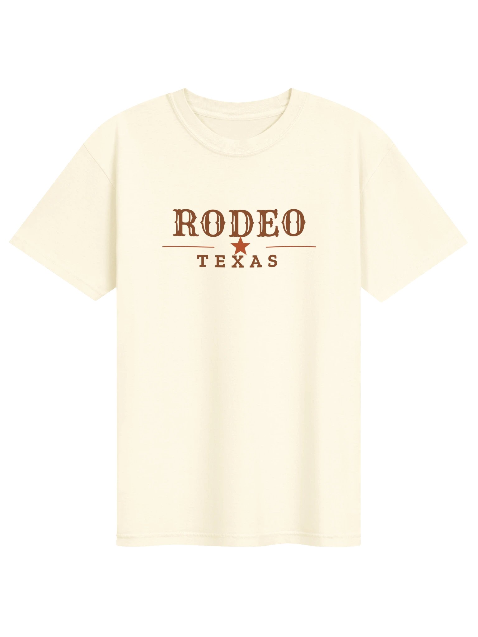 Rodeo Texas Wordmark Tee (Light) product image (1)