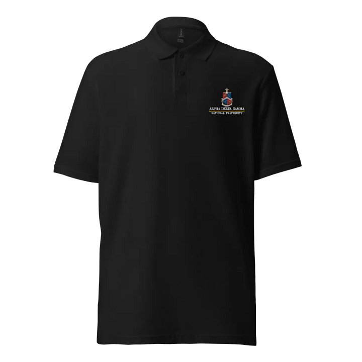 ADG Crest Polo - Black product image (1)