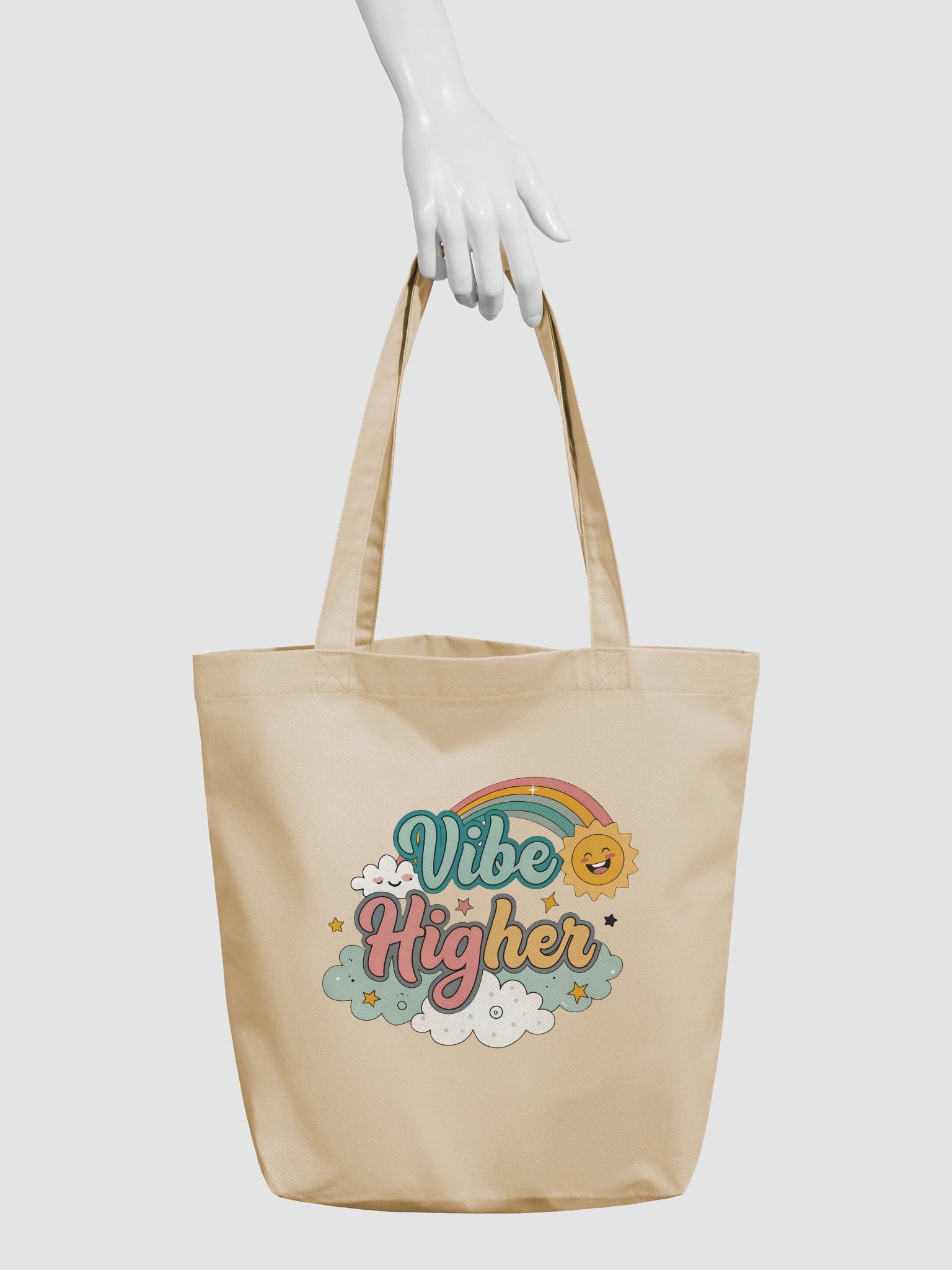 Vibe Higher Eco-Friendly Tote Bag product image (3)