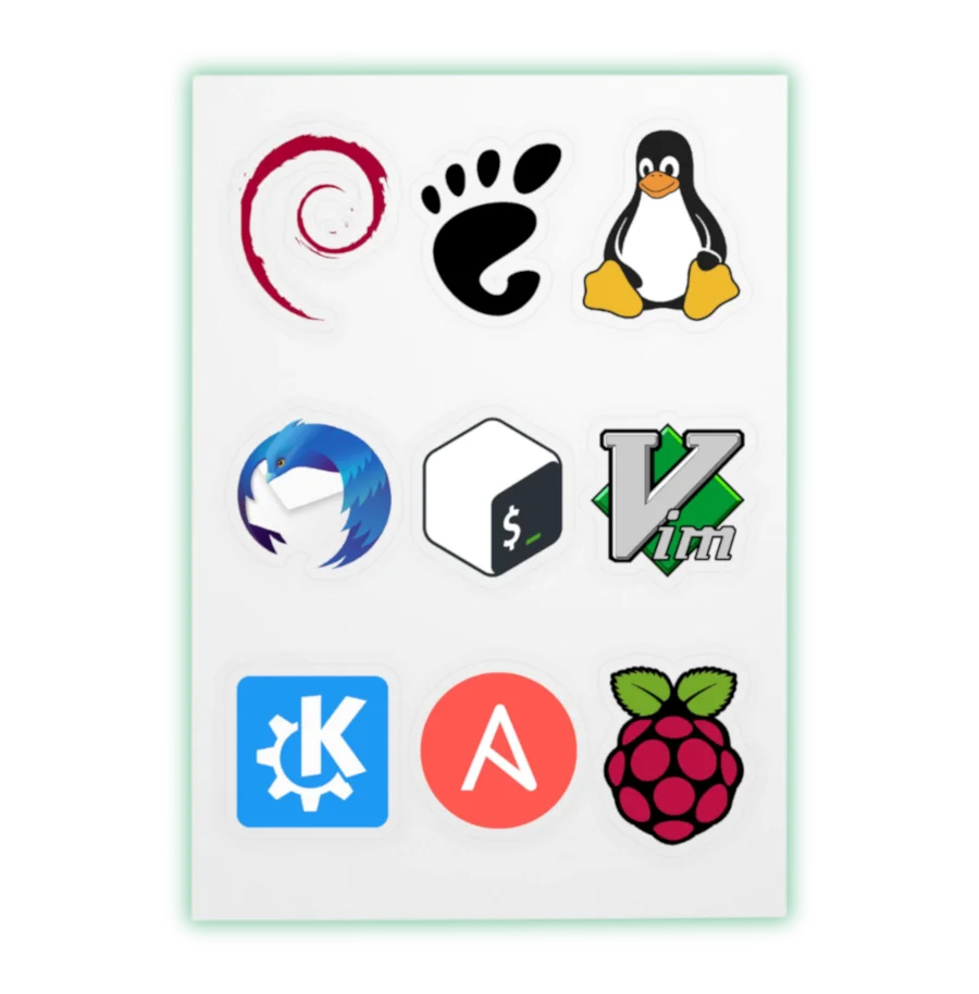 Linux Software Stickers product image (1)
