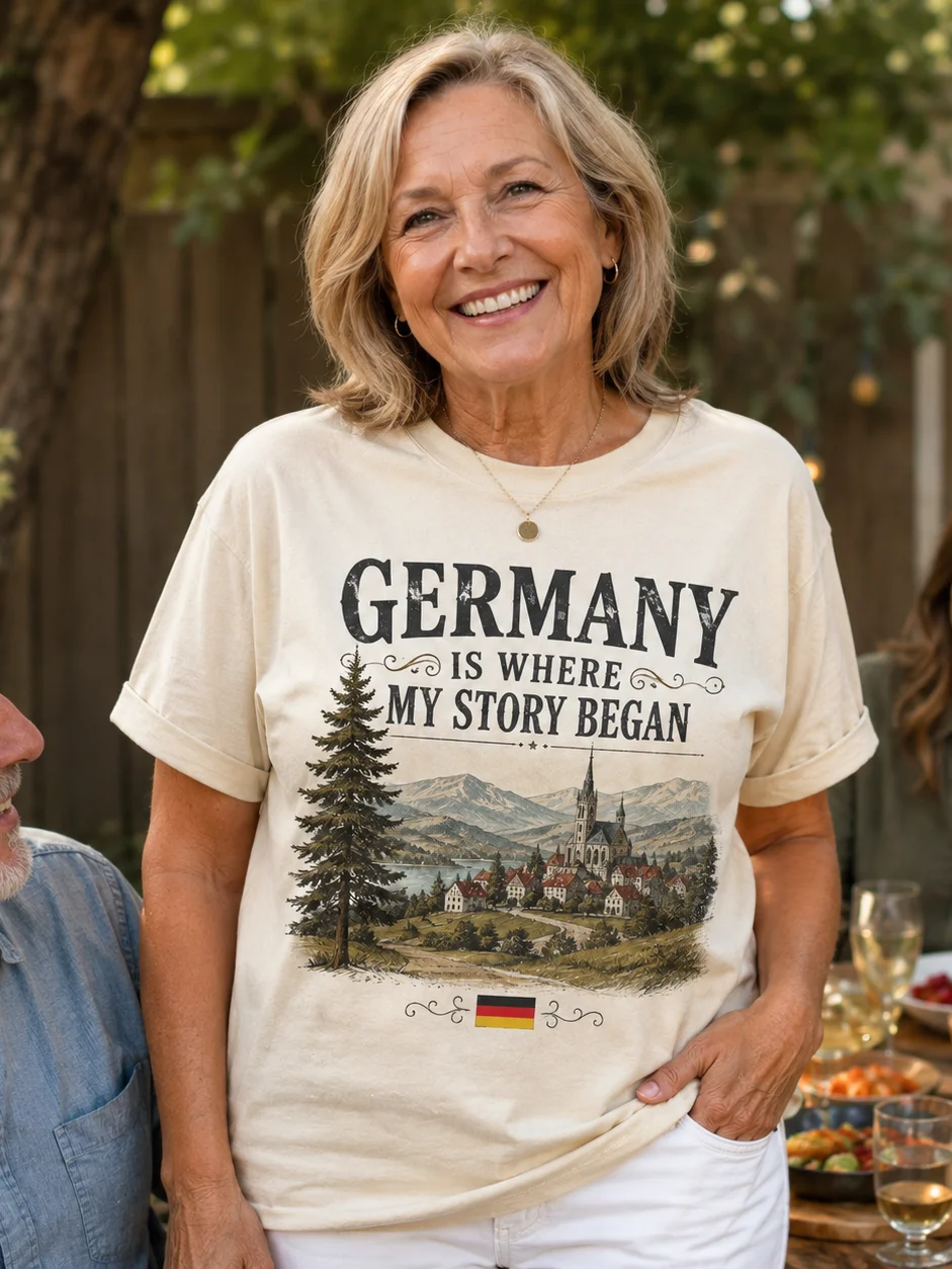 Germany Is Where My Story Began Vintage T-Shirt product image (4)