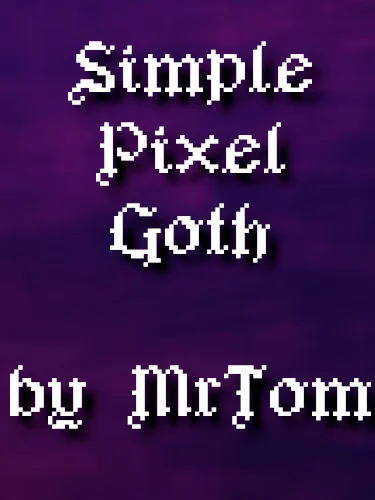 Pixel Font - Simple Pixel Goth by MrTom product image (1)