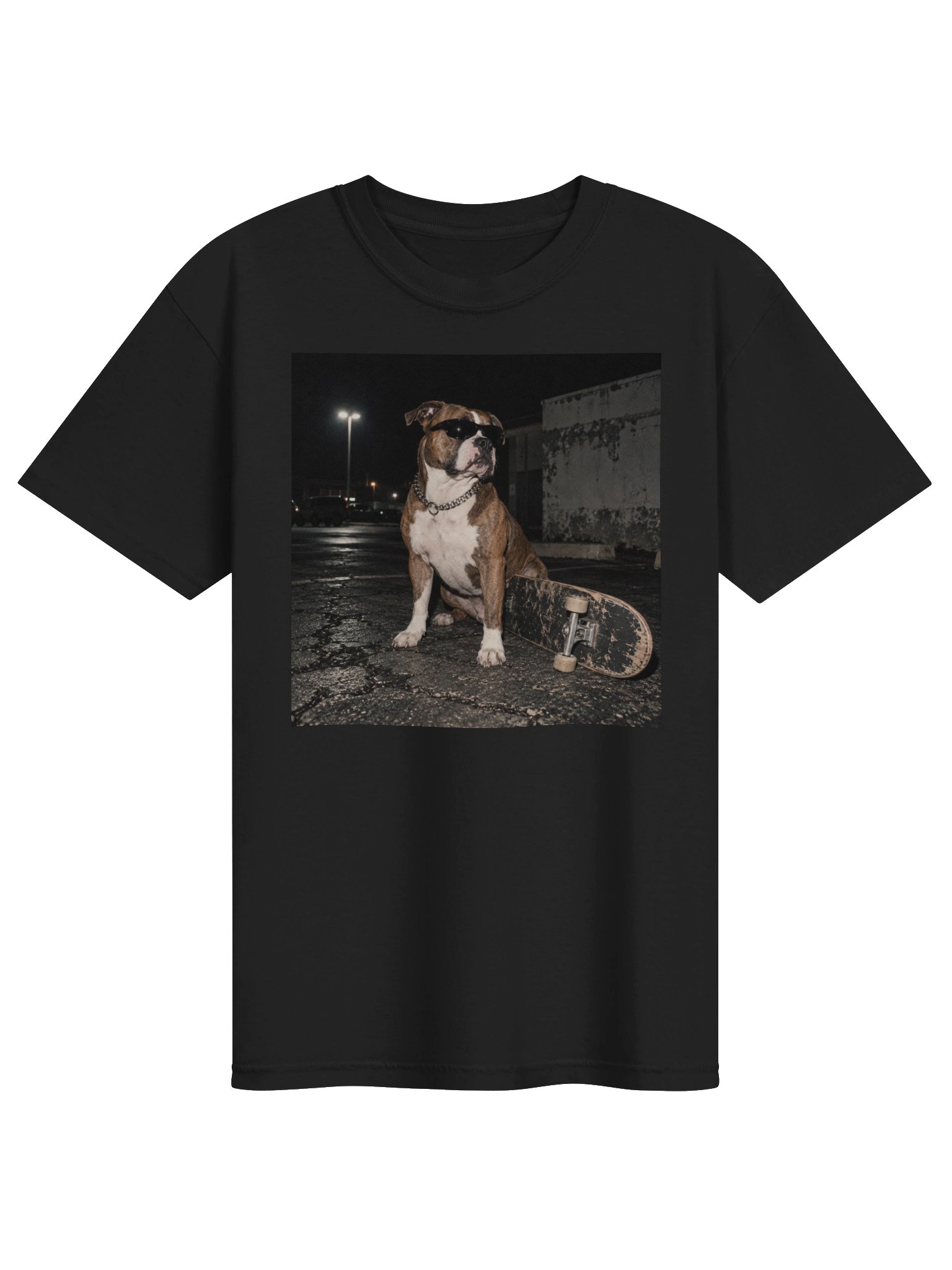 Pit Bull T-Shirt | Skateboard Dog Graphic Tee | Streetwear Dog Shirt | Urban Dog Lover Tee product image (2)