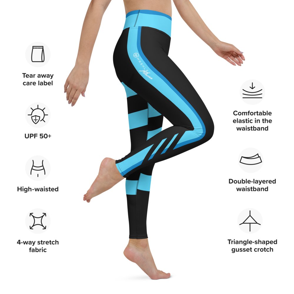 Smashley Fitness - Fitness Blue Yoga Leggings product image (6)