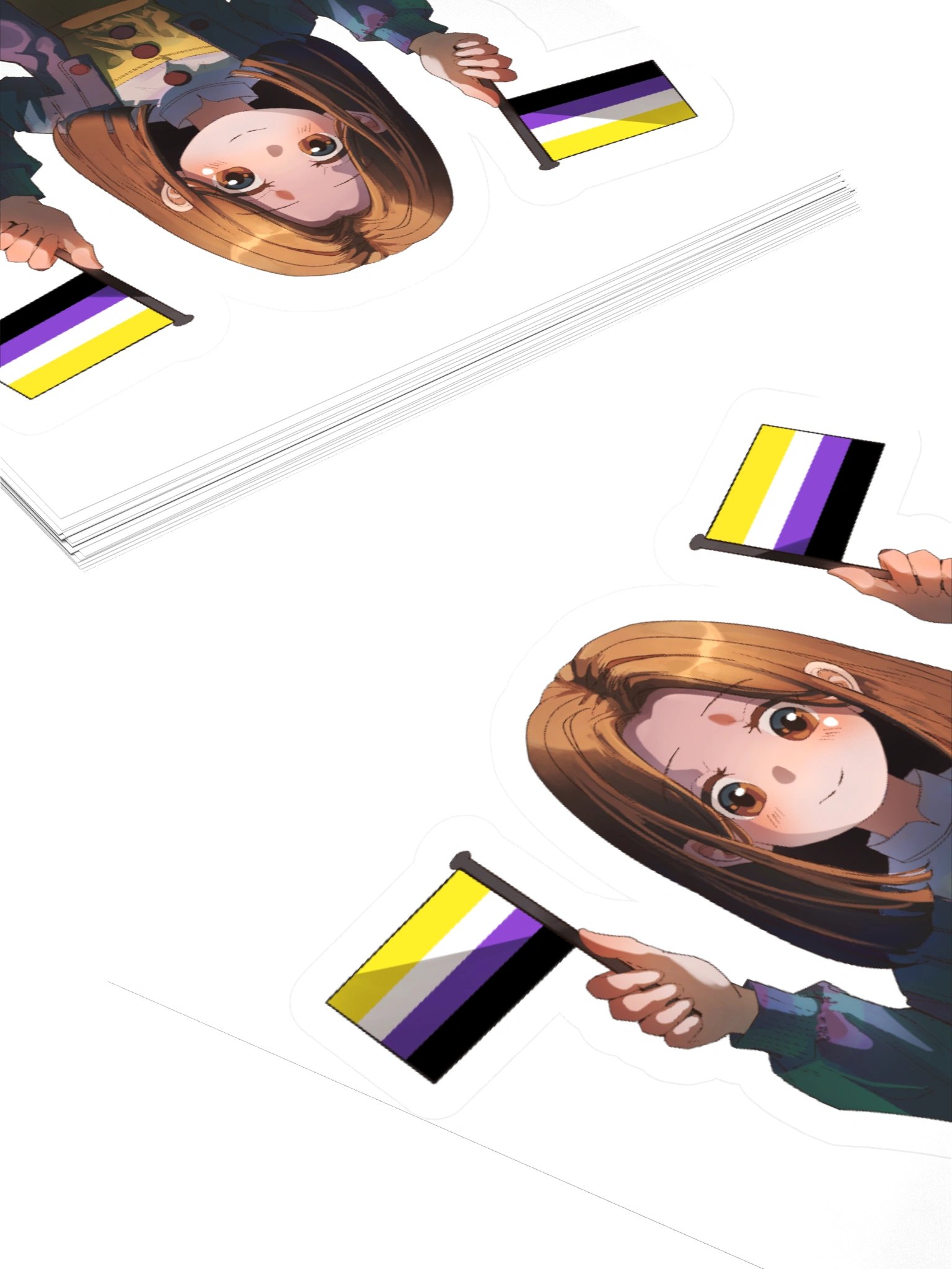 "Non-Binary Pride" Sticker product image (4)