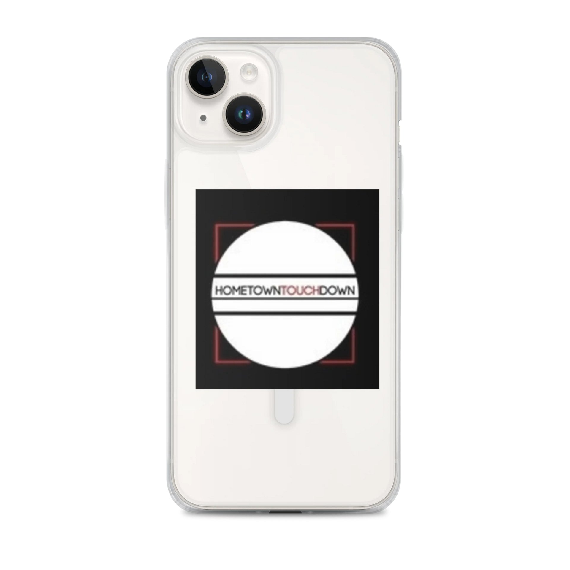HOMETOWNTOUCHDOWN MagSafe® Clear Case product image (1)