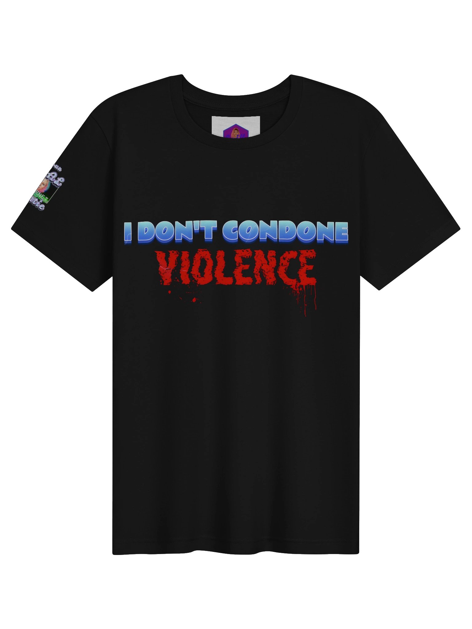 I Don’t Condone Violence Tee (Female) product image (3)