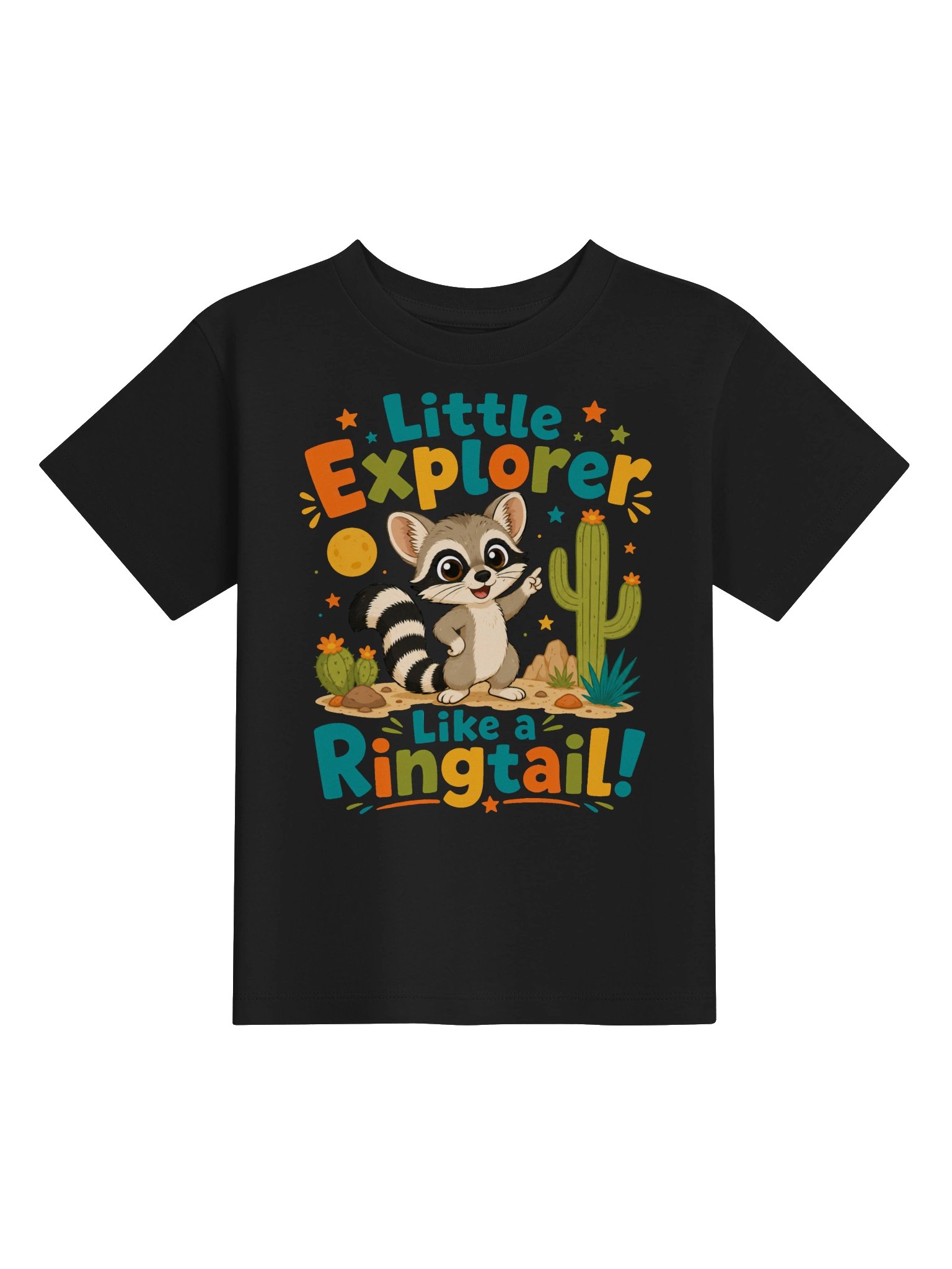 Little Explorer Raccoon Toddler Tee product image (2)
