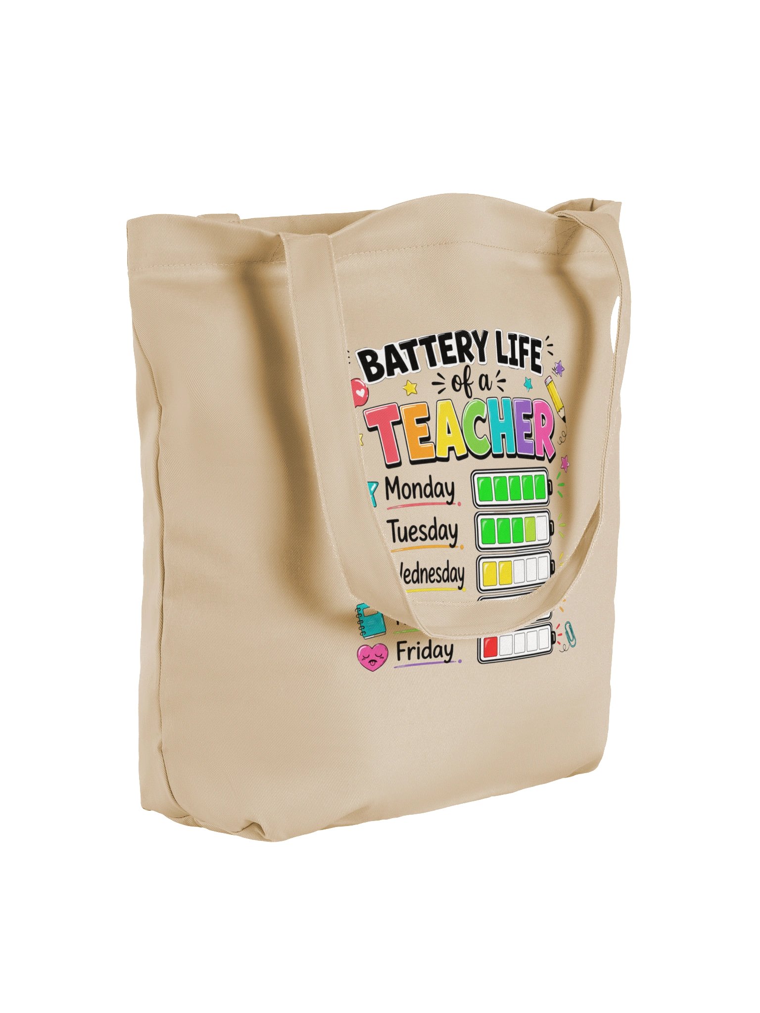 Teacher Bag Battery Life Teacher Classroom Tote product image (4)