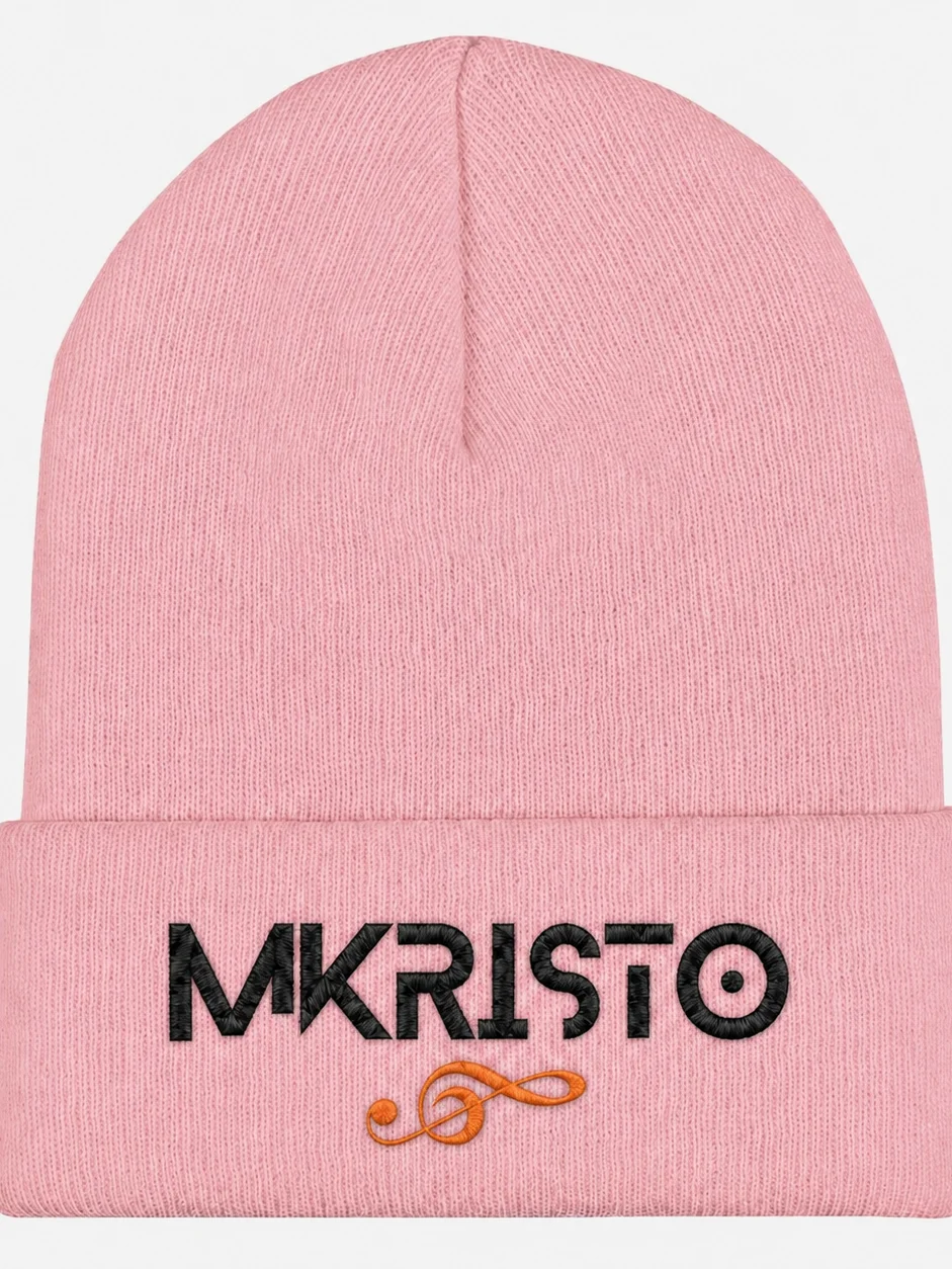 Pink MKRISTO Essential Knit Beanie product image (1)