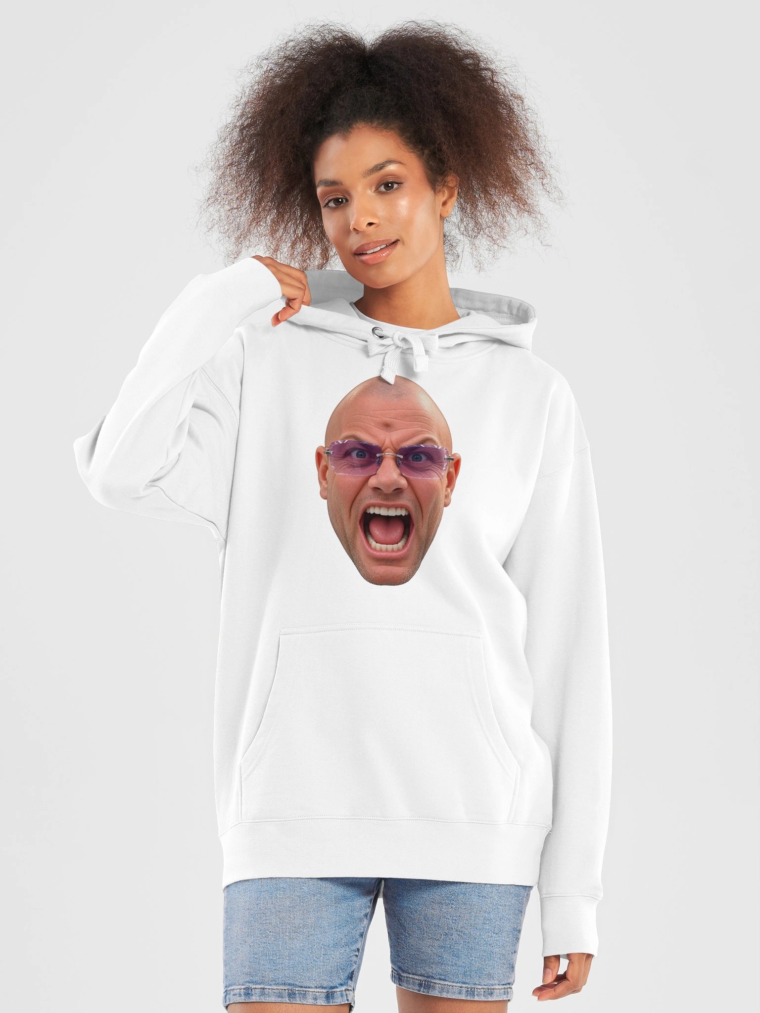USHH Hoodie – Wit product image (5)