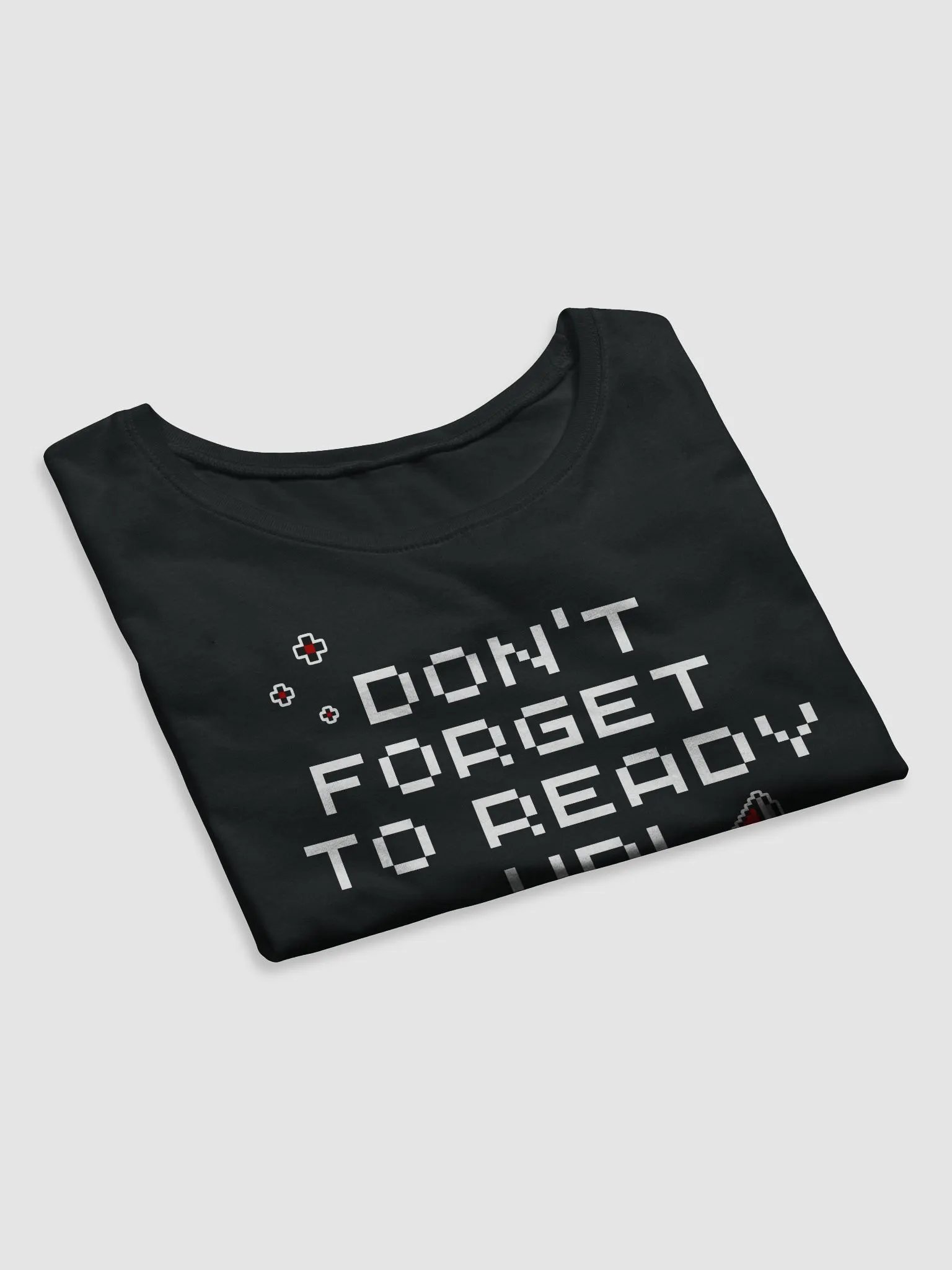 Dont Forget To Ready Up! Womens Printed Crop Top product image (4)