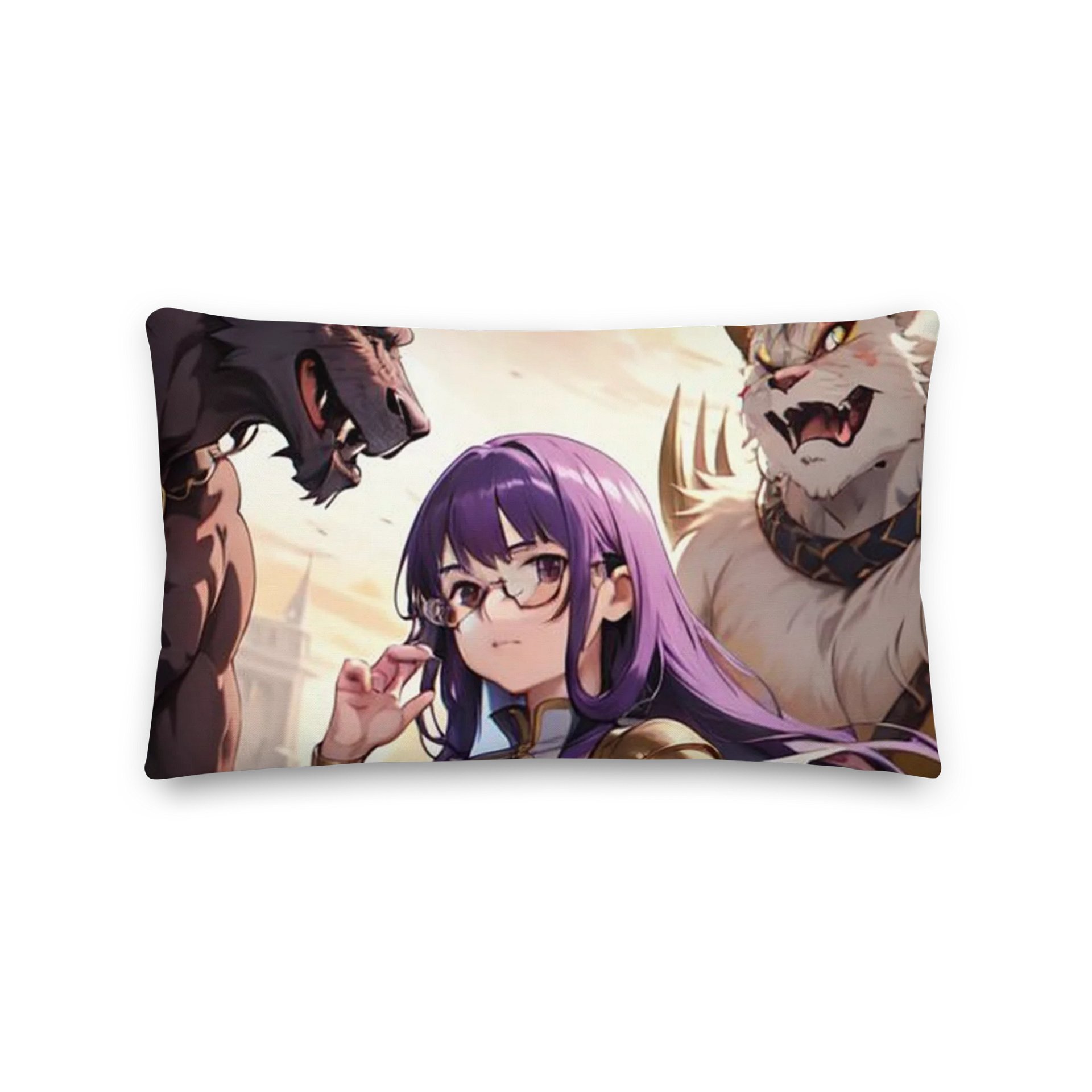 Purple K Warrior Pillow product image (5)