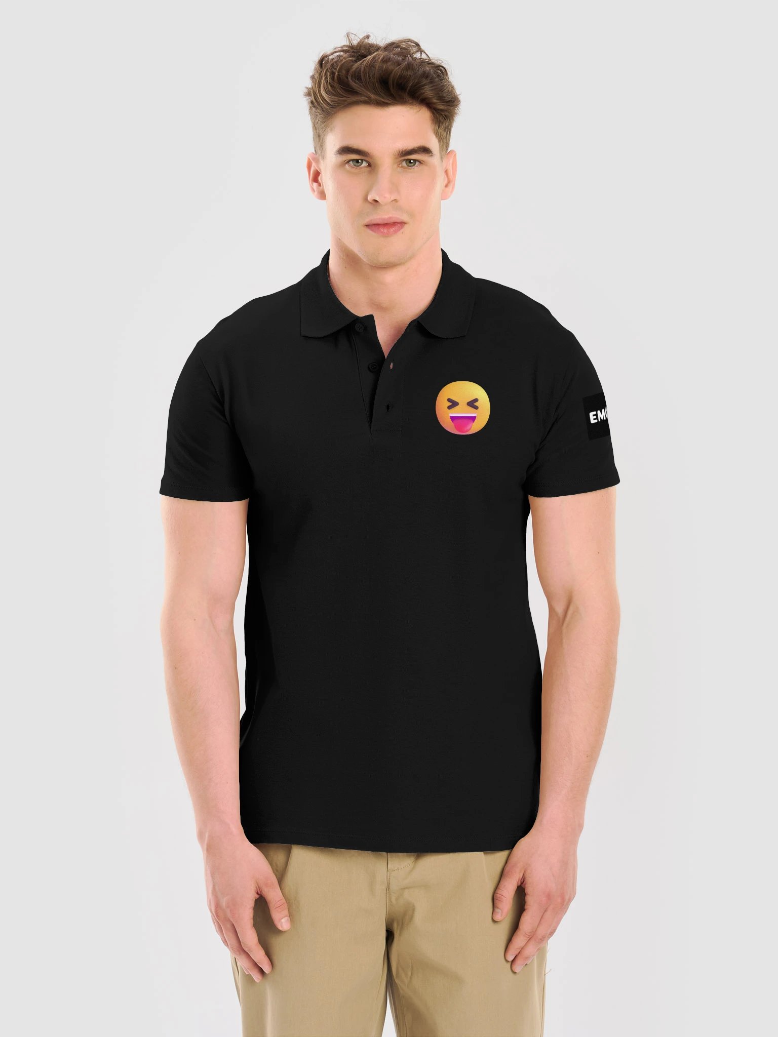 Squinting Face With Tongue Polo Shirt product image (21)