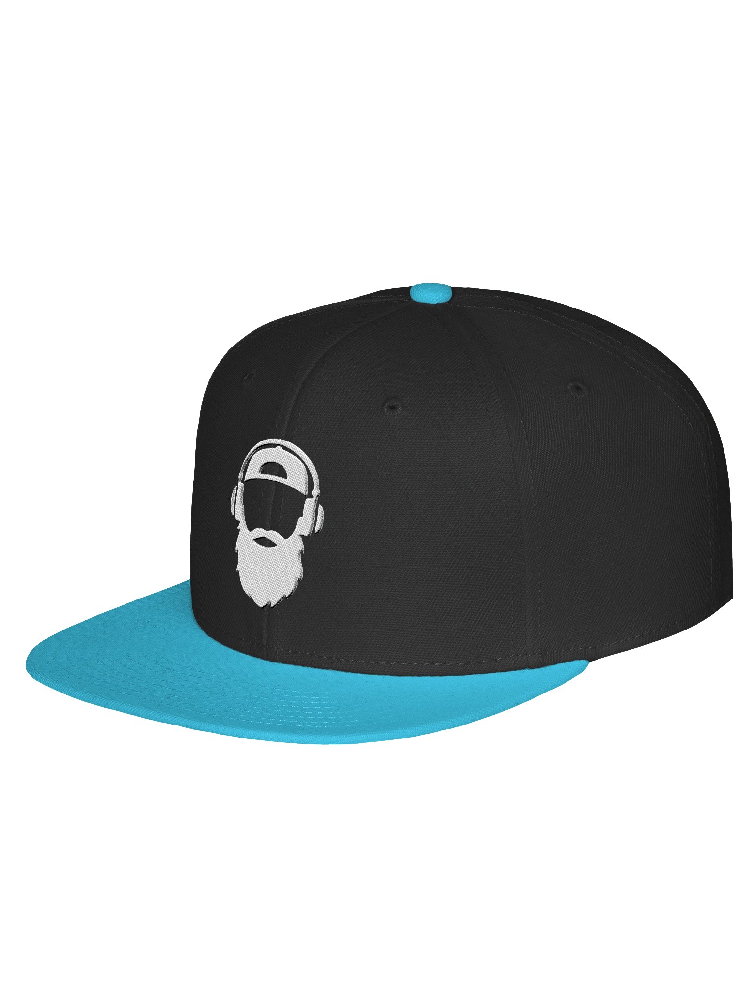 Flat Bill Rolen Beats Icon Split Script Hat – White Split Vert Logo product image (2)