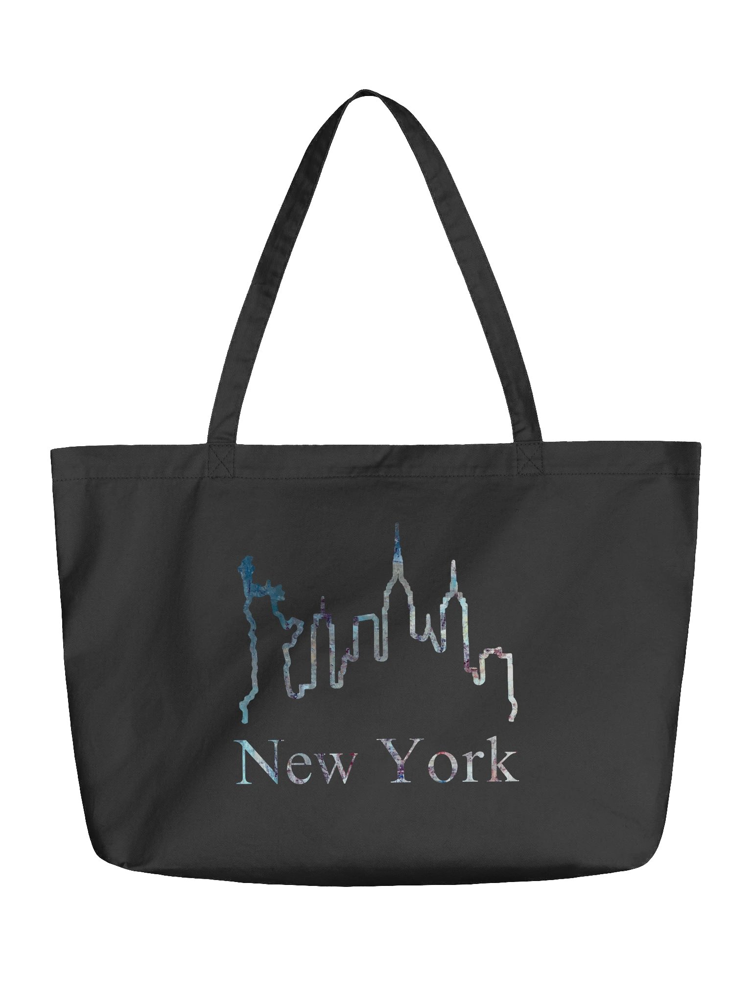 Stylized New York Skyline Tote product image (1)