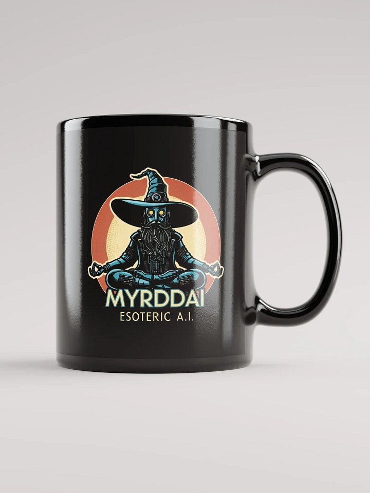 MYRDDAI: Esoteric A.I. Black Glossy Mug product image (2)