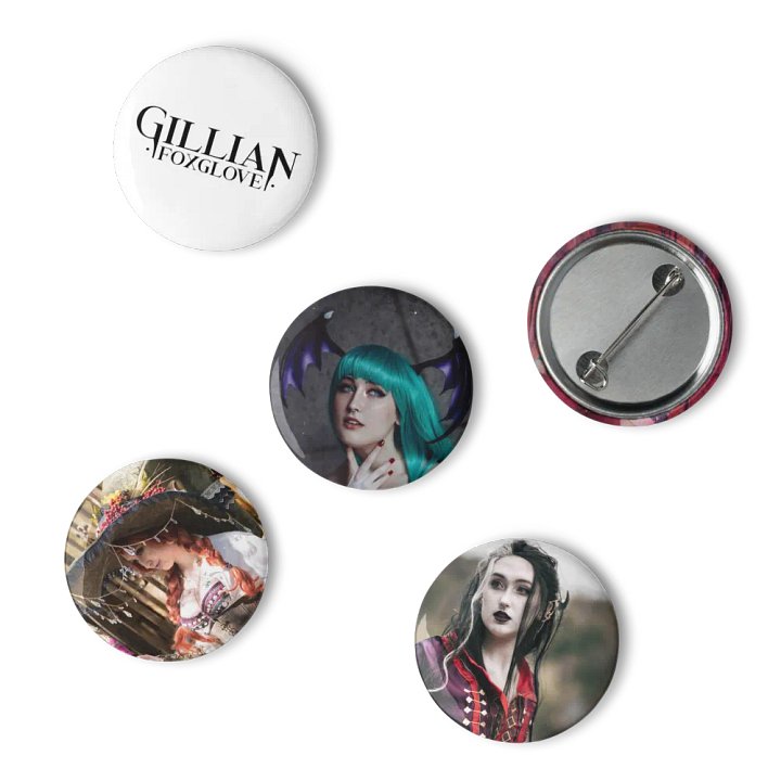 Gillian Foxglove Cosplay Buttons product image (2)