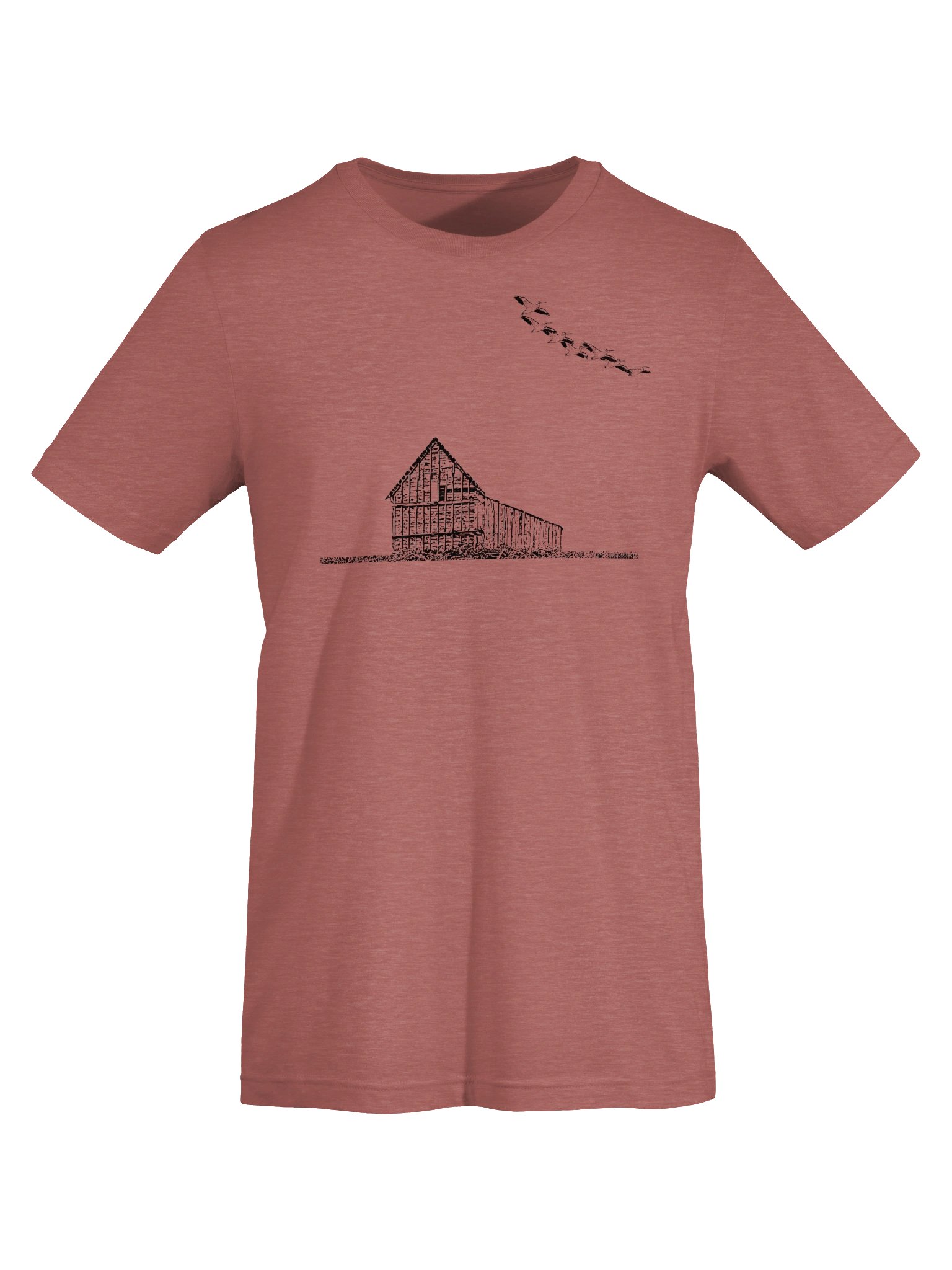 Pelicans Over The Barn Unisex T-shir product image (61)