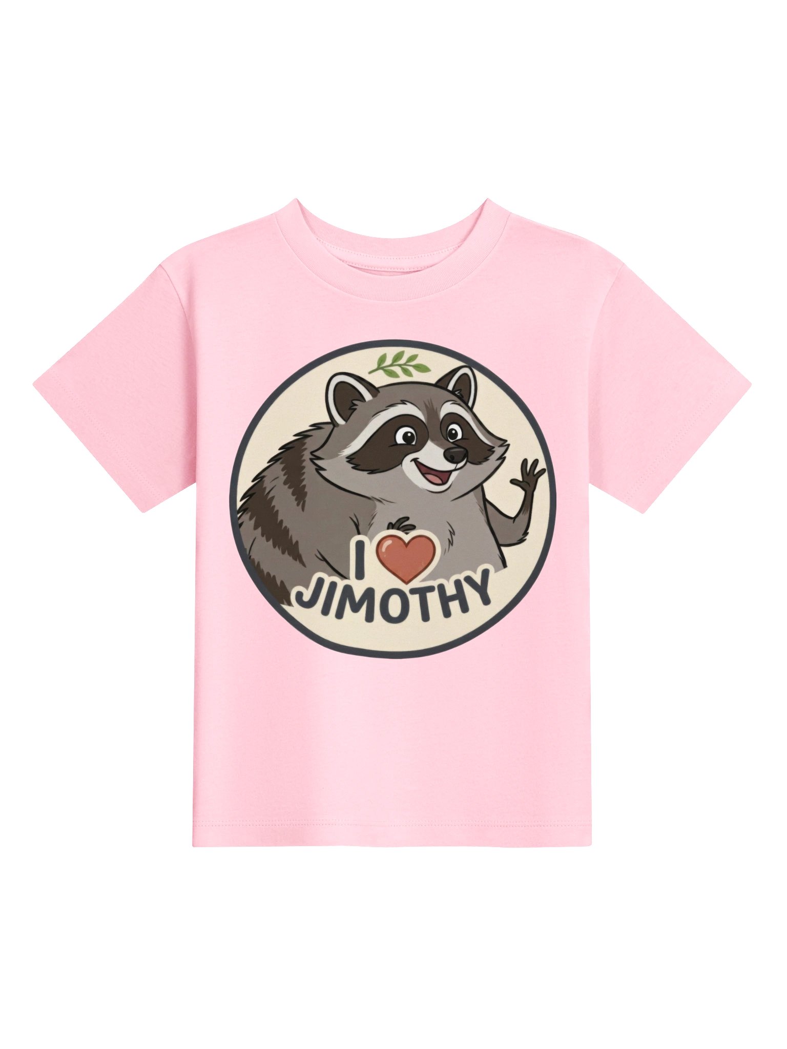 I Love Jimothy Toddler Shirt Pink product image (1)