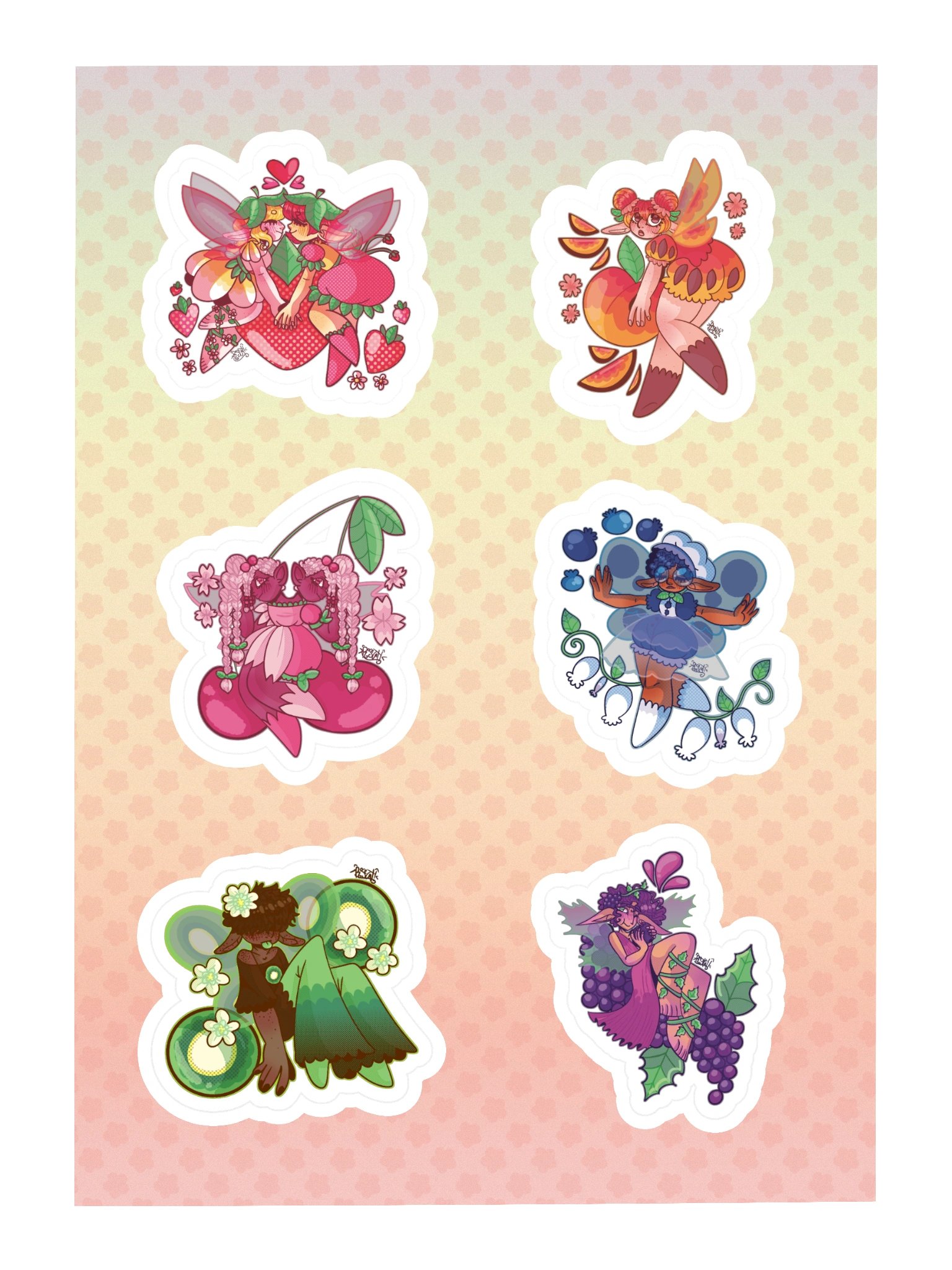 Fruity Fae Sticker Sheet product image (3)