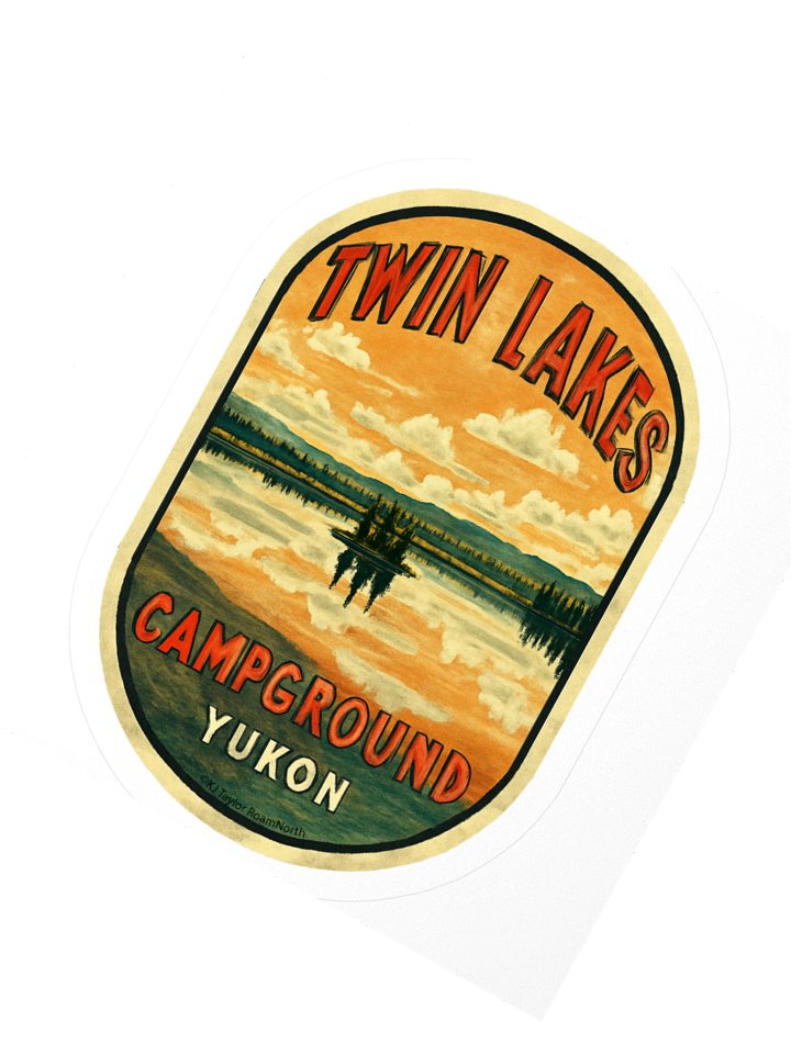 Twin Lakes Campground Decal product image (2)