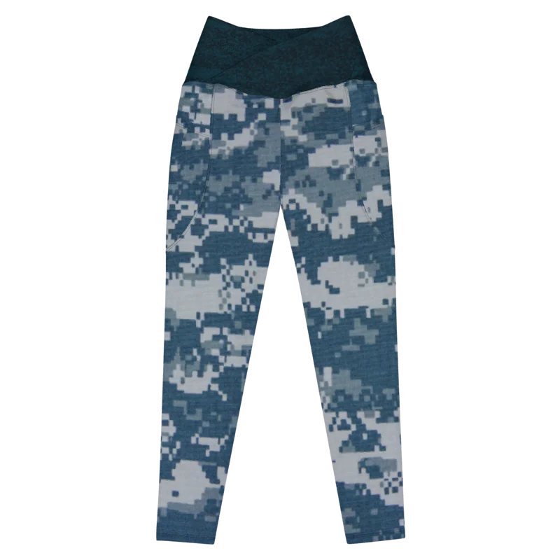 U.S. Navy Camouflage Crossover Leggings product image (1)