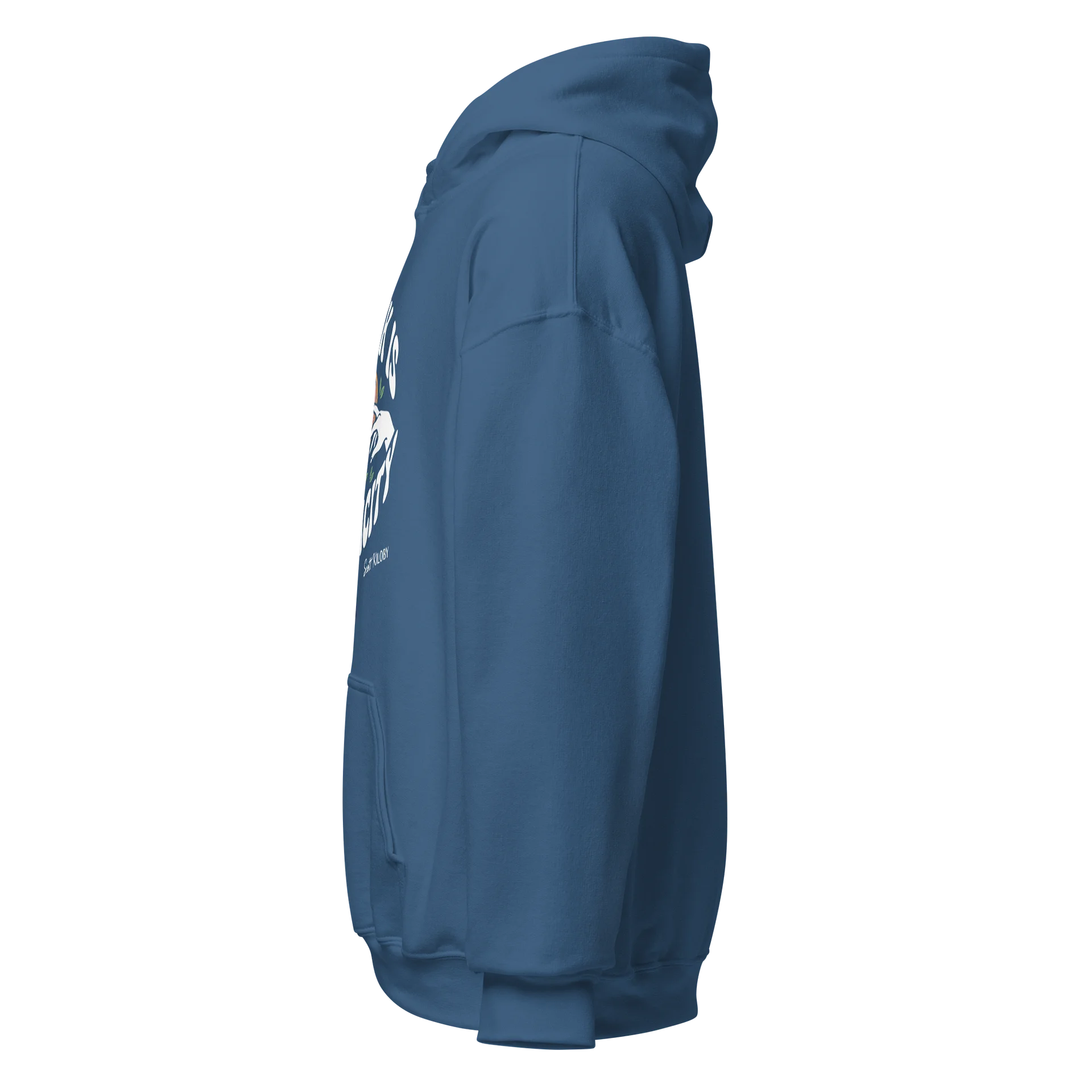 “My Kink Is Authenticity” Indigo Blue Classic Unisex Hoodie product image (3)