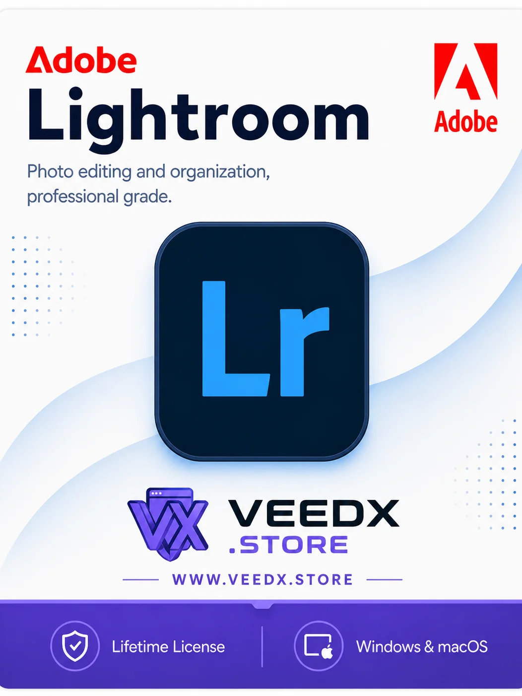 Adobe Lightroom | Windows & Mac | Full Version | Lifetime Activation product image (1)
