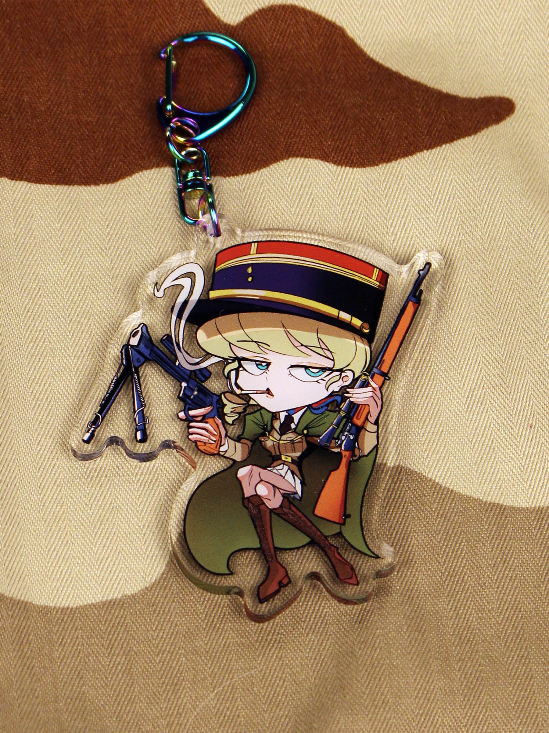 Yvette de Castelnau Acrylic KEYCHAIN product image (1)