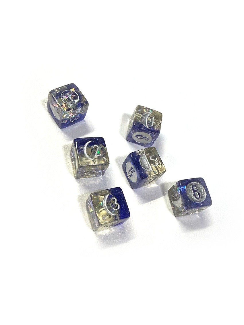 Moon Phase D6 Dice product image (1)