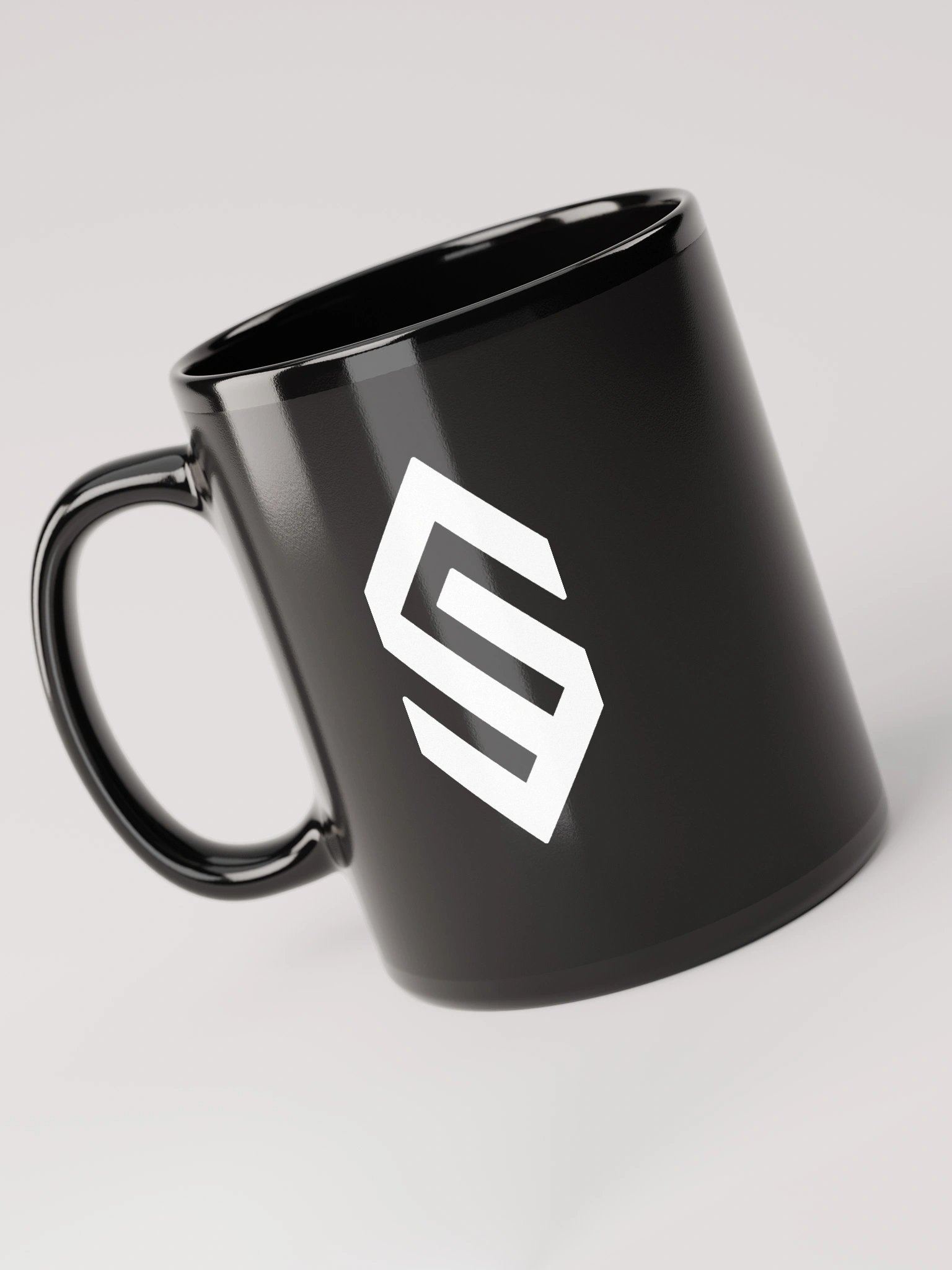 Mug Black Glossy Empires of Stone logo product image (6)
