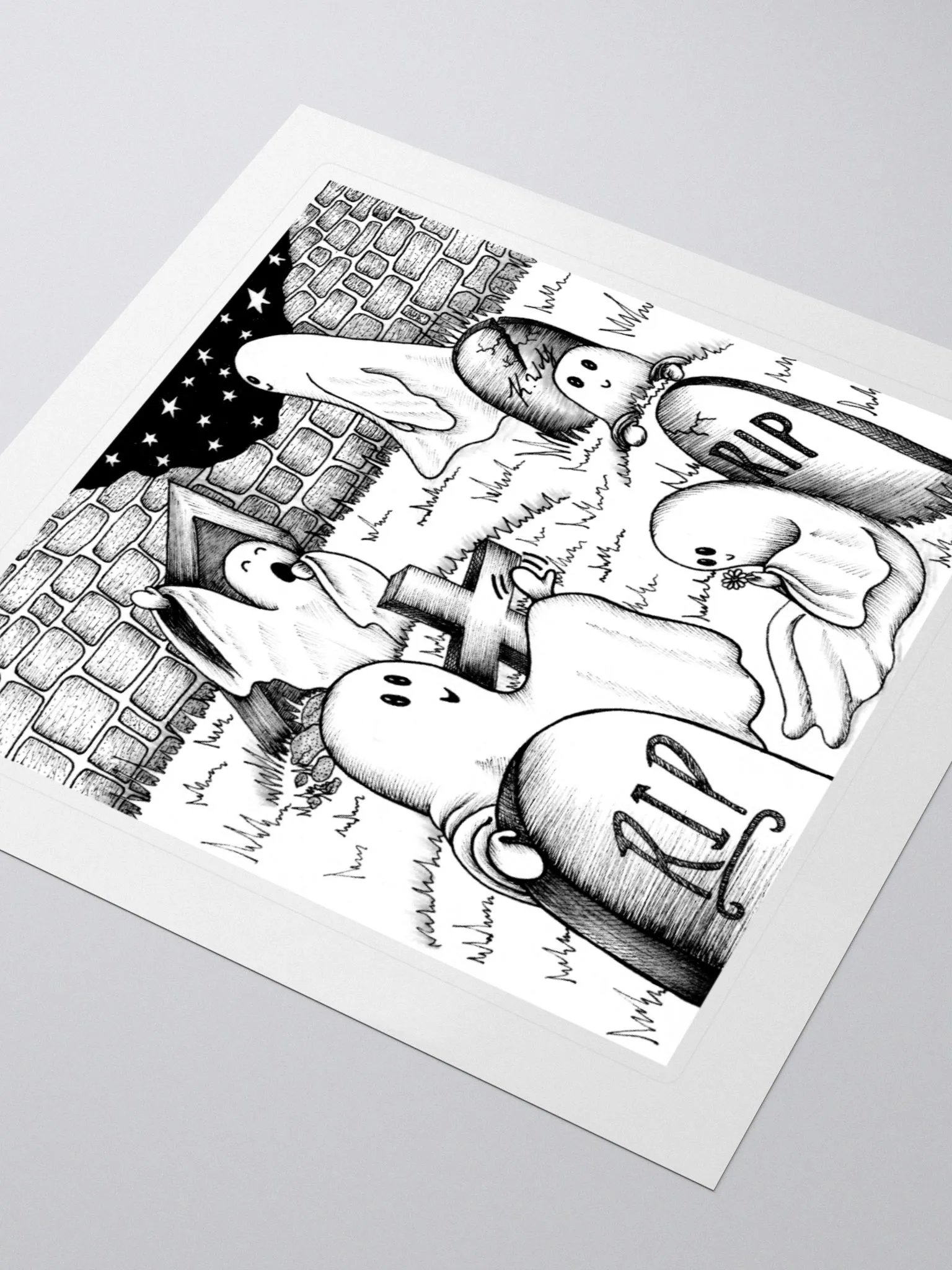 Graveyard Wake Up Stickers product image (3)