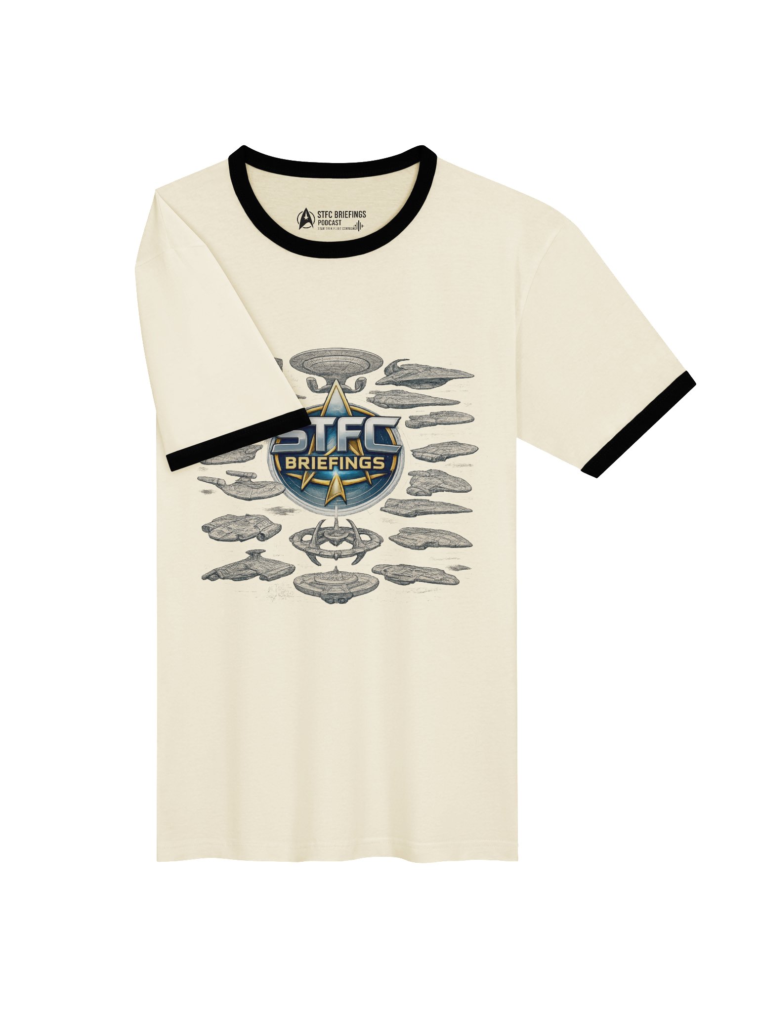 STFC Briefings All The Ships Collection Ringer T-Shirt product image (15)