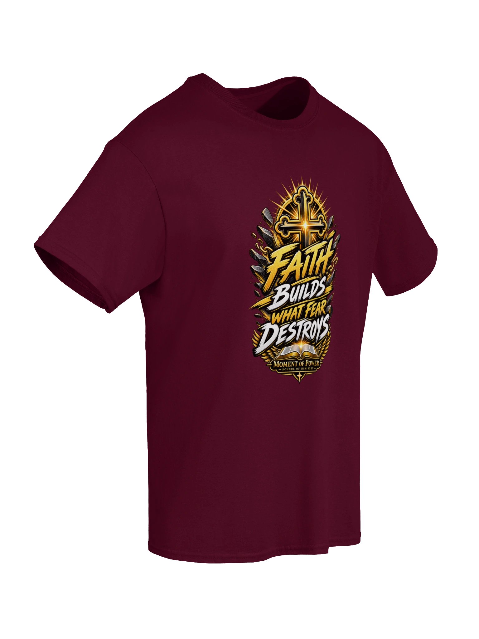 Faith Builds What Fear Destroys Tee product image (26)