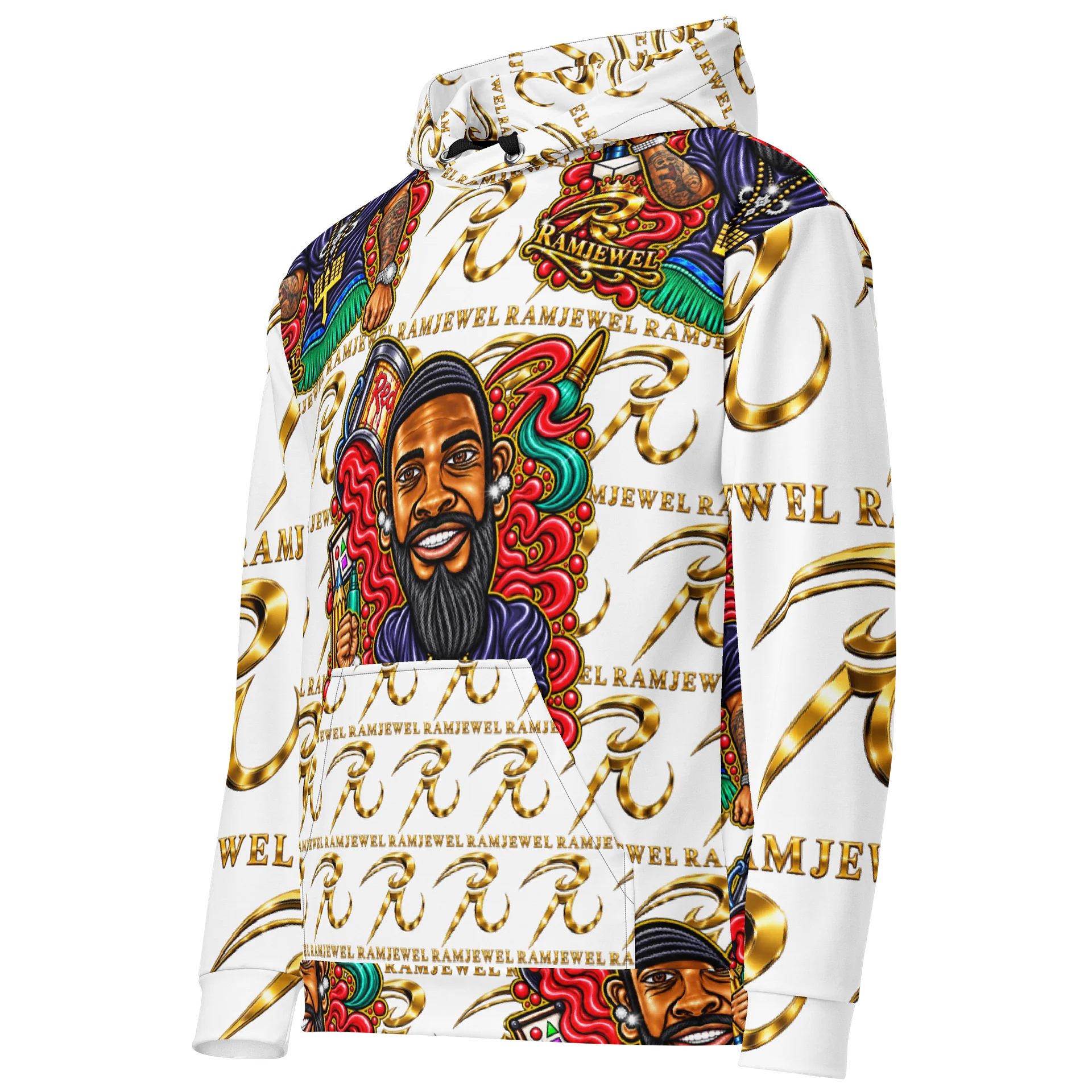 RamJewEL’s Caricature Pattern Hoodie product image (3)