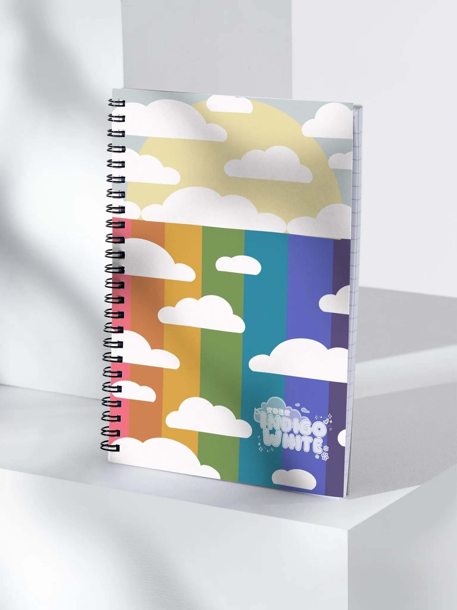 Rainbow Cloud Notebook product image (4)