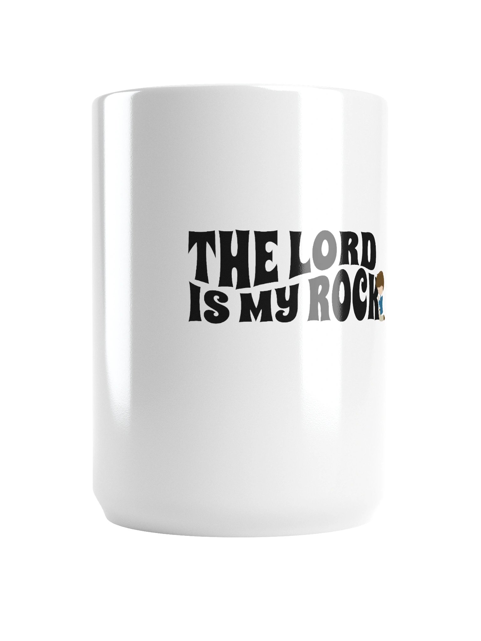 D2You The Lord is My Rock White Glossy Mug product image (2)