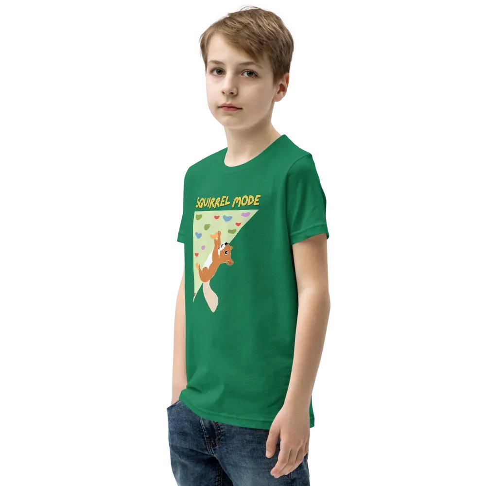 Squirrel Mode - Youth Climbing T-Shirt product image (31)