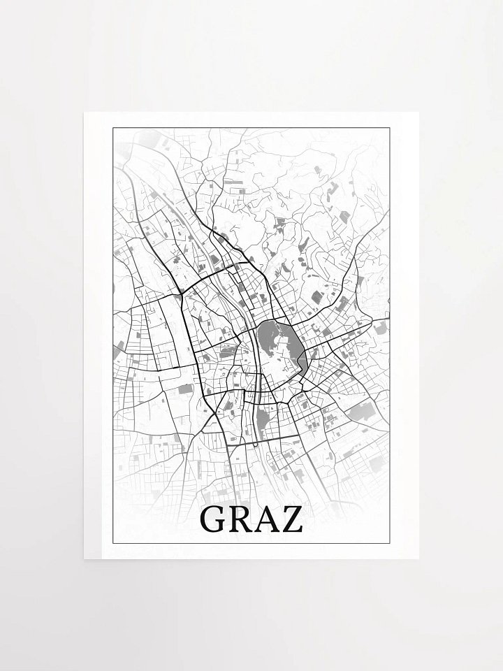 Graz, Austria, city map print product image (4)